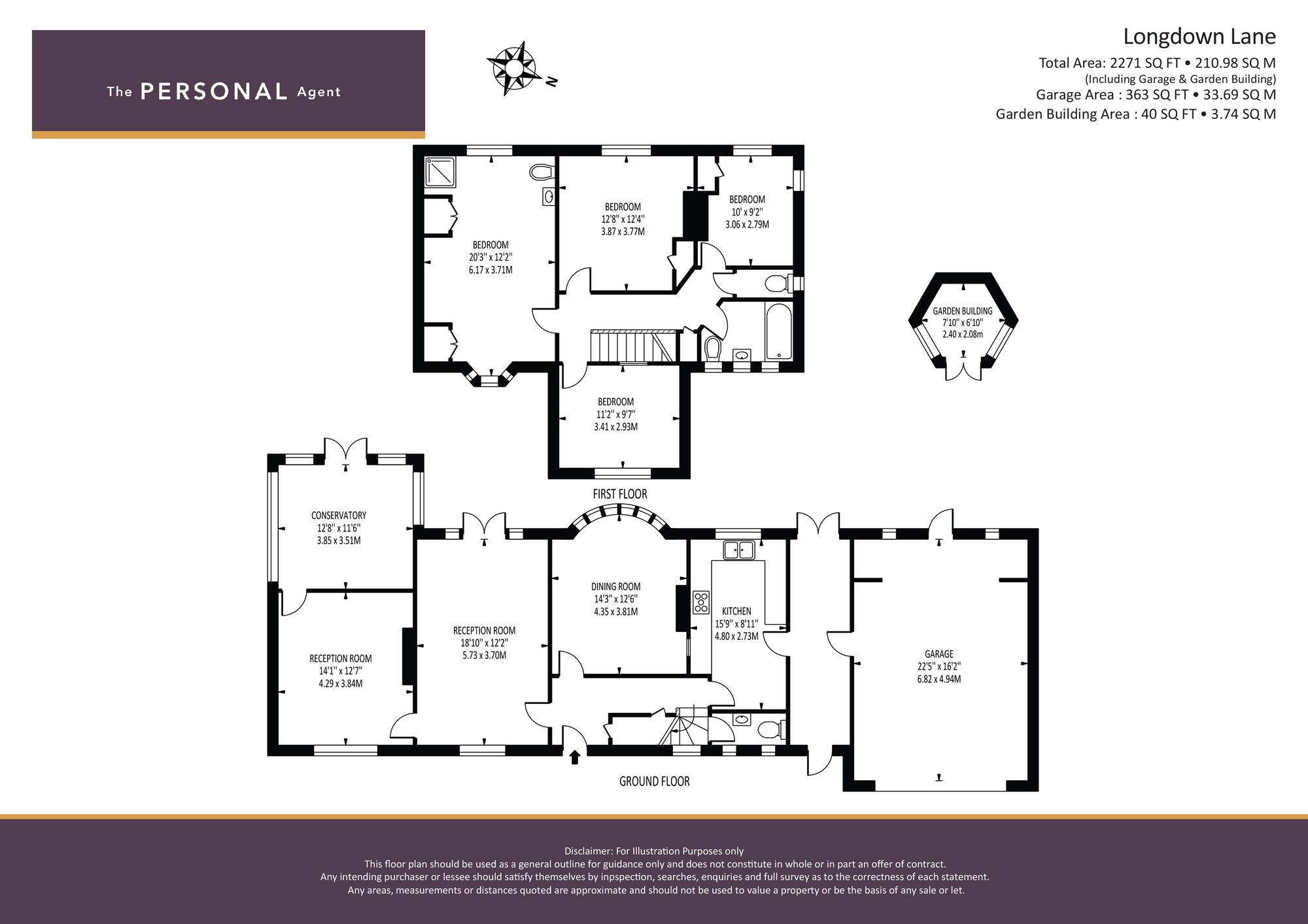 48 Longdown Lane North, Epsom floorplan