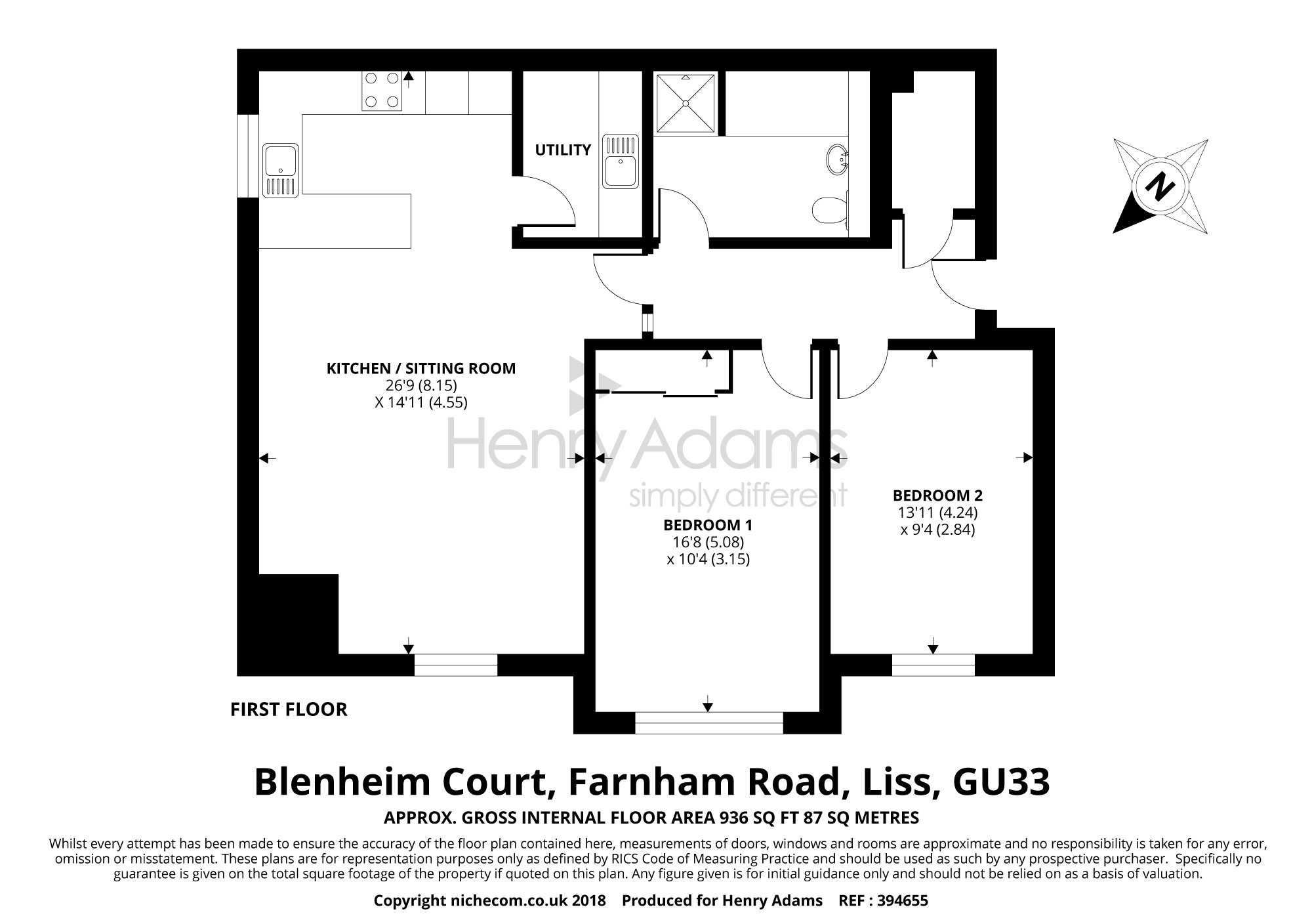 2 Bedrooms  for sale in Blenheim Court, Farnham Road, Liss GU33