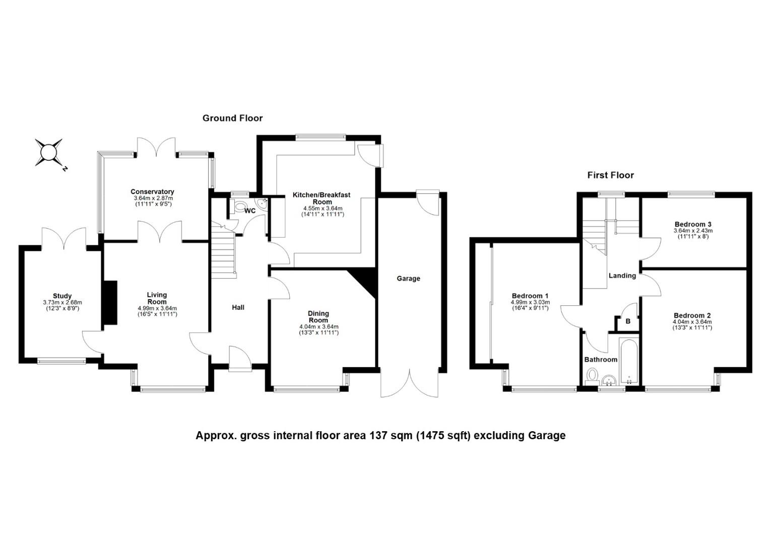 36, Ickleton Road, Duxford, Cambridge floorplan
