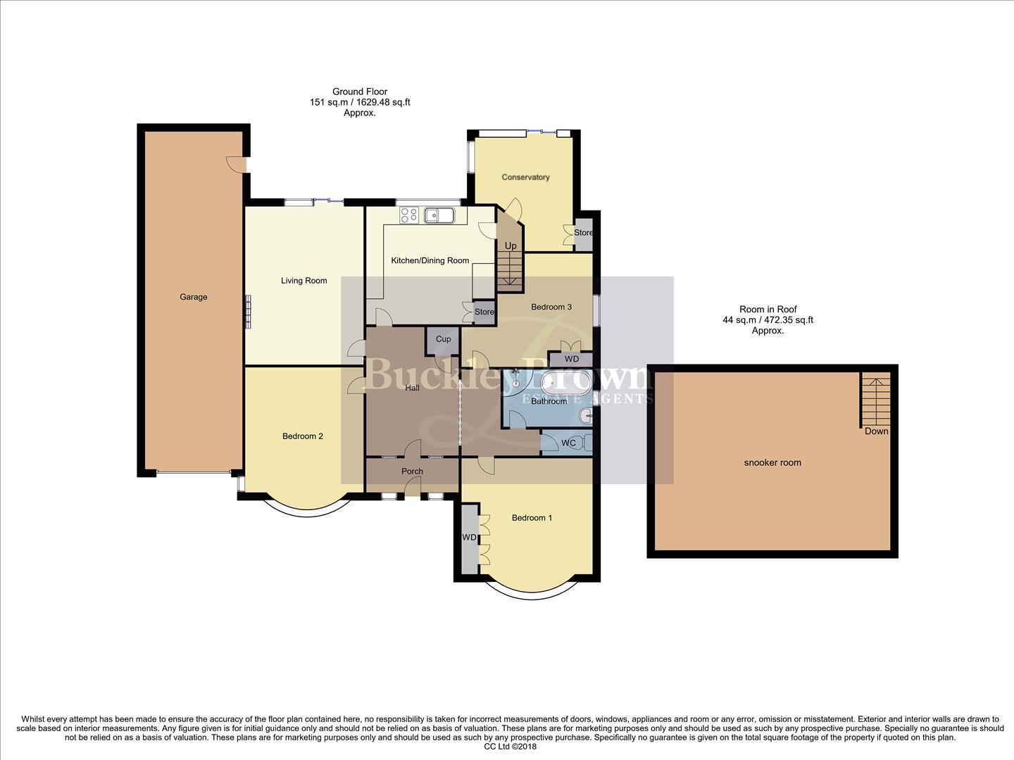 Oak Tree Lane, Mansfield NG18, 3 bedroom detached bungalow for sale