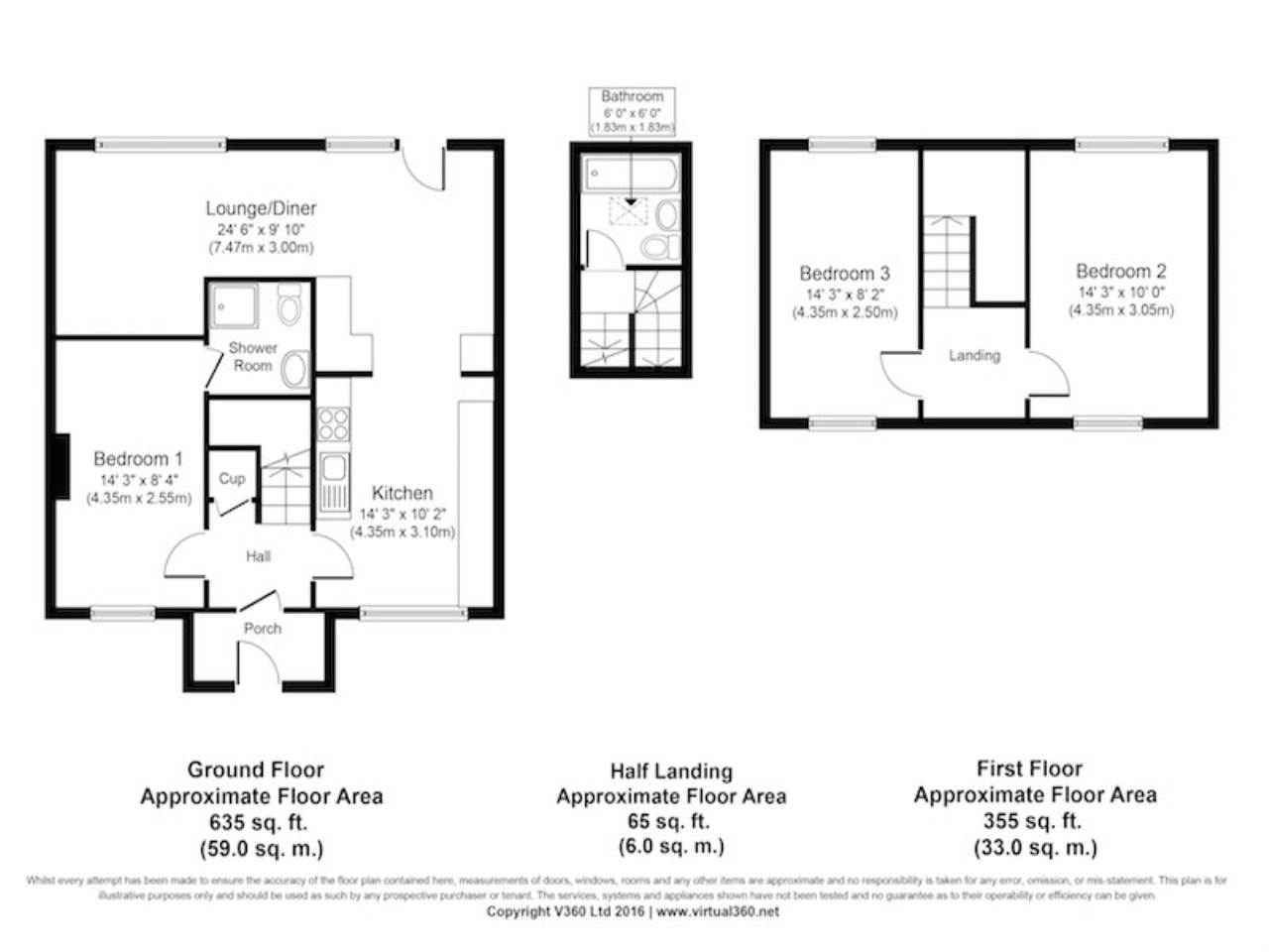 Exeter floorplan
