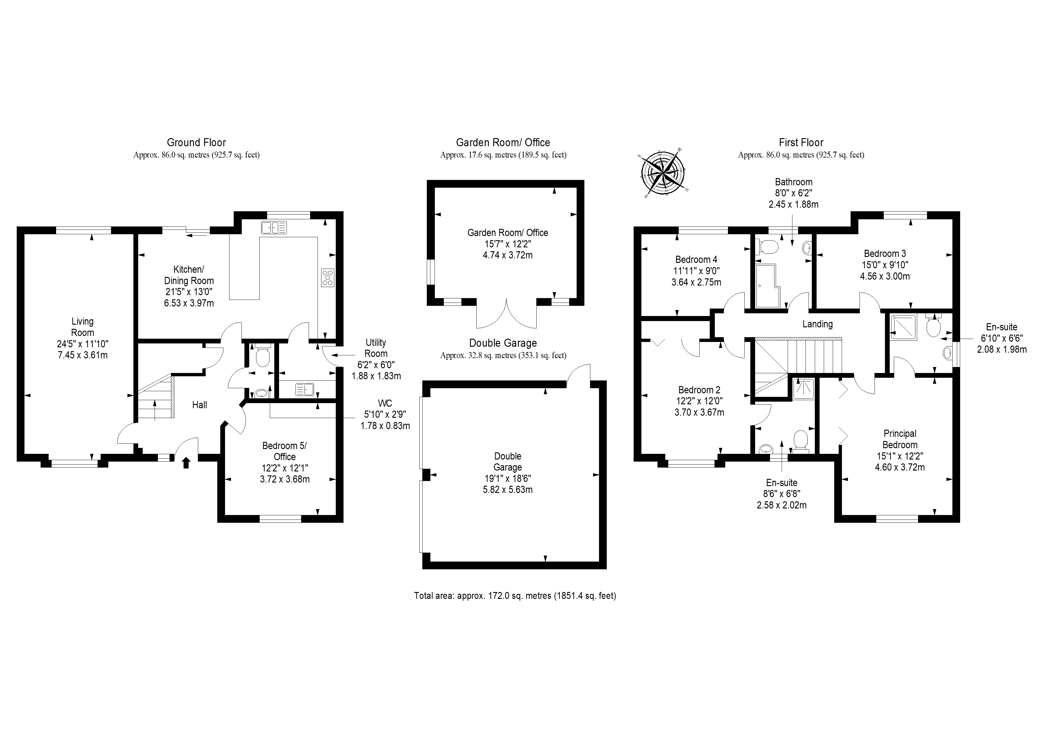 45, Lawson Way, Tranent floorplan