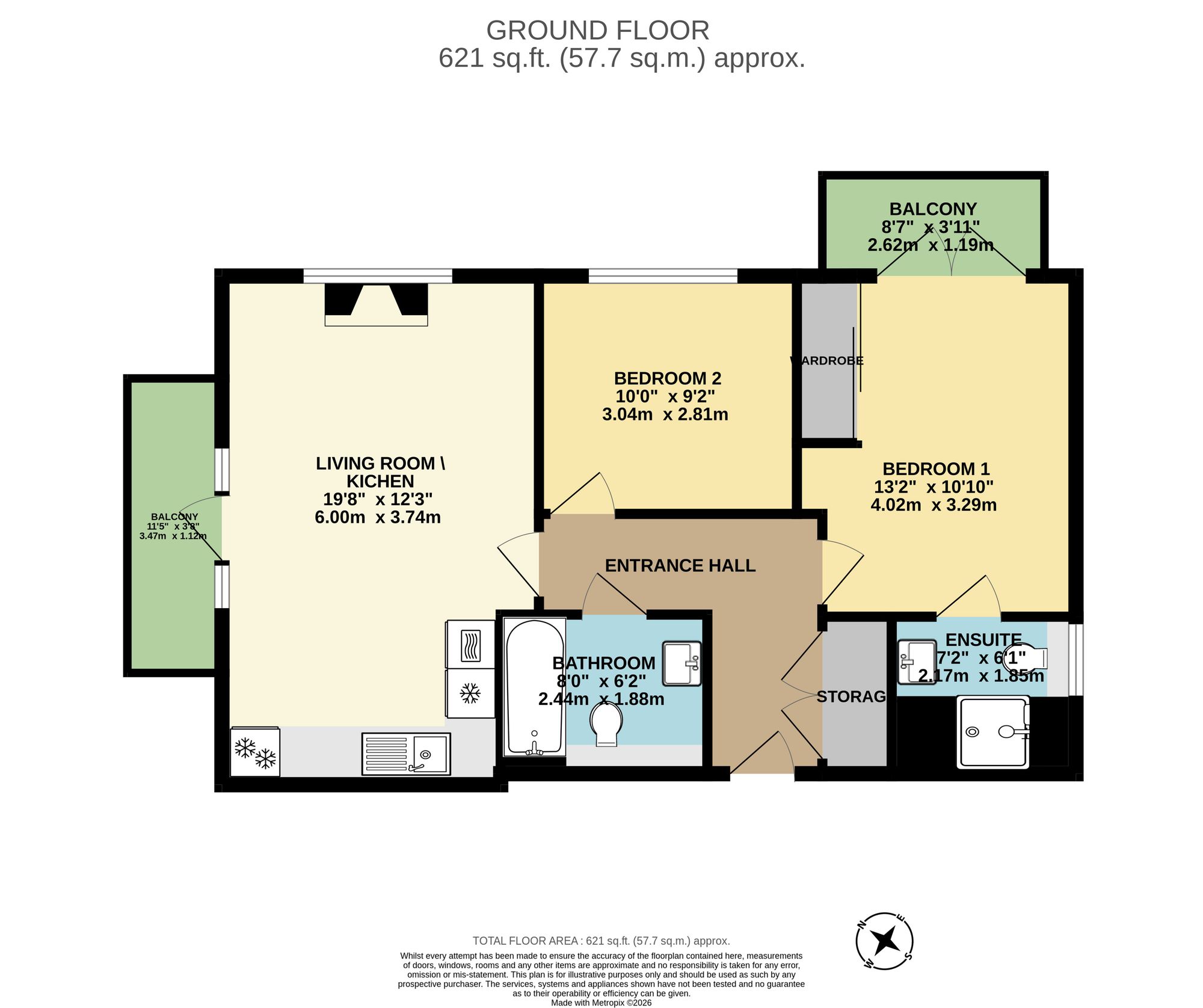 2 The Causeway, Chatham floorplan