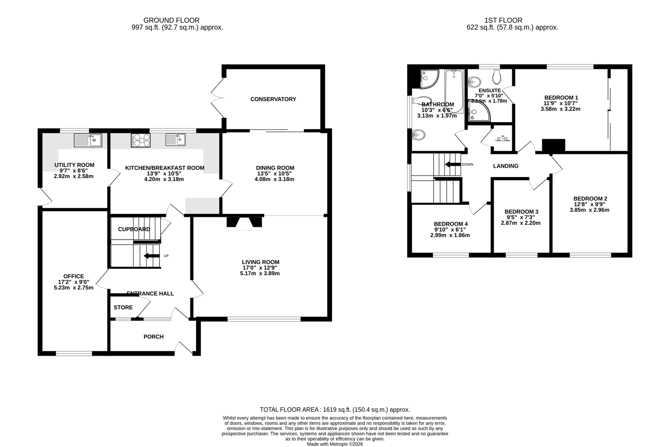 3 Nythfa Gardens, Brecon floorplan