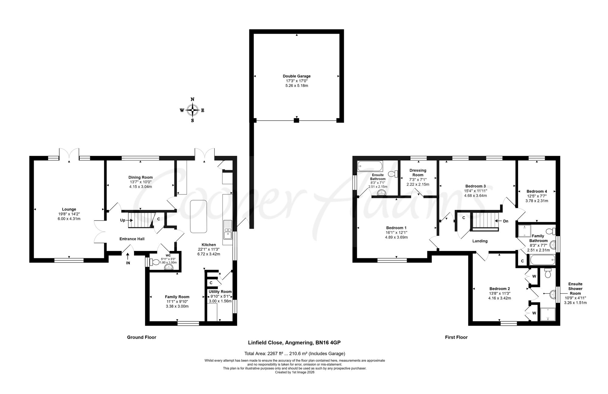 4 Linfield Close, Littlehampton floorplan