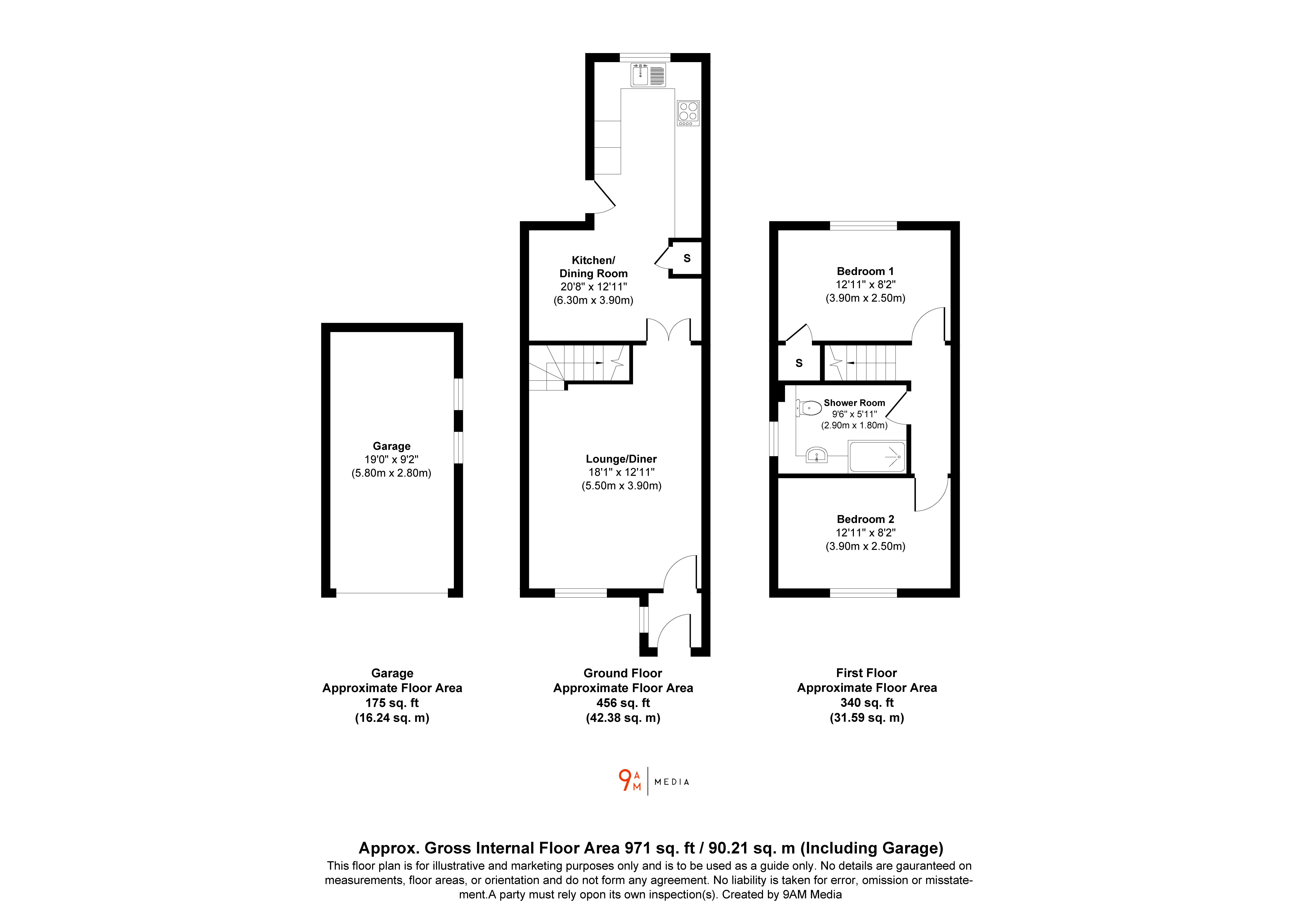 14, McWilliam Place, Kinross floorplan