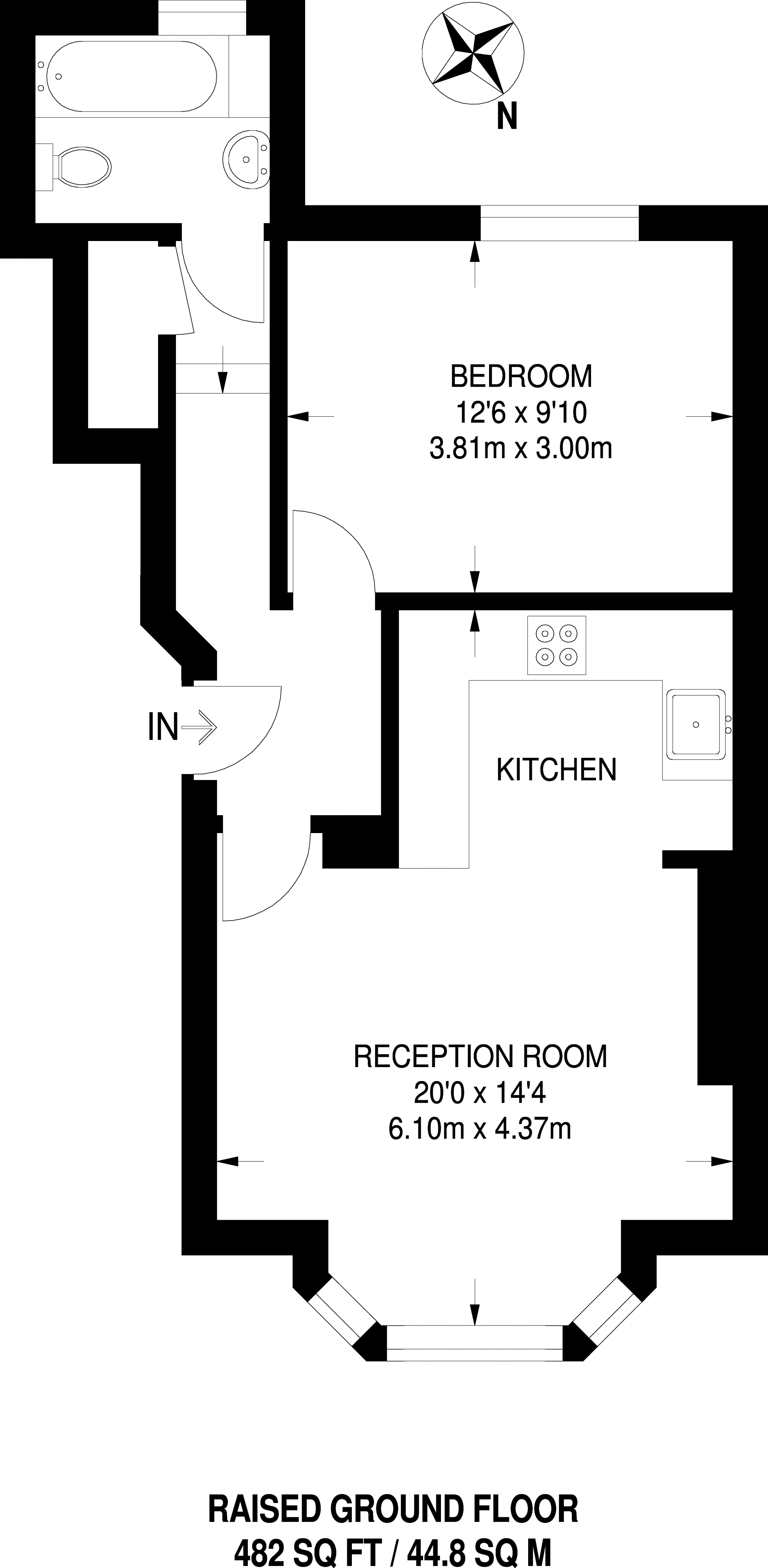 1 Bedrooms Flat for sale in St James's Road, Croydon CR0