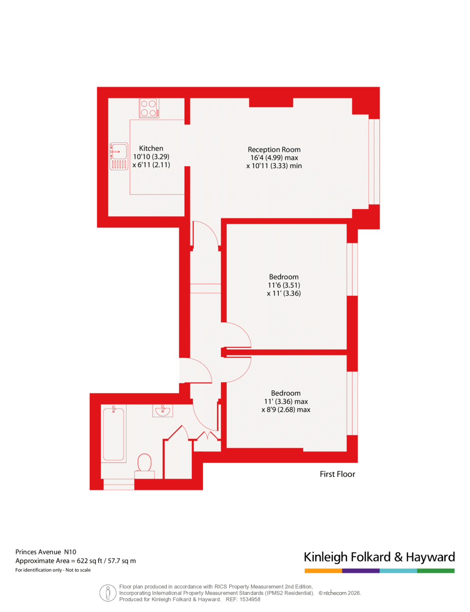 Princes Avenue, London floorplan