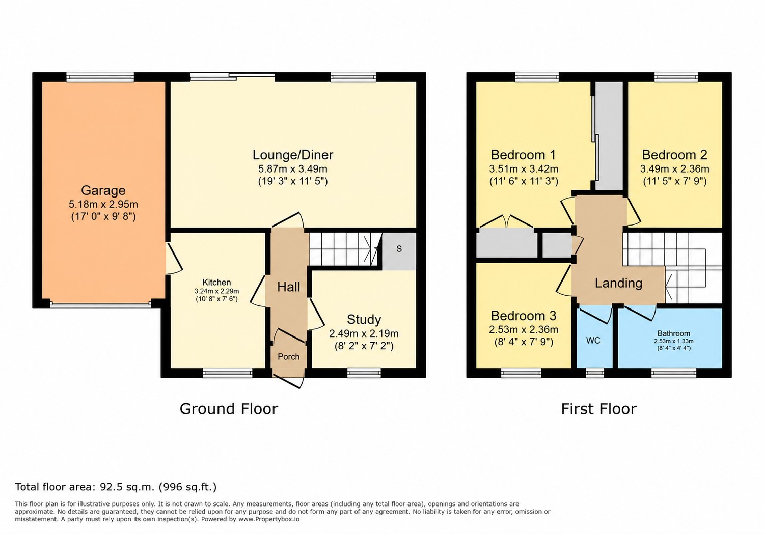 2 Hollybrook Close, Leicester floorplan