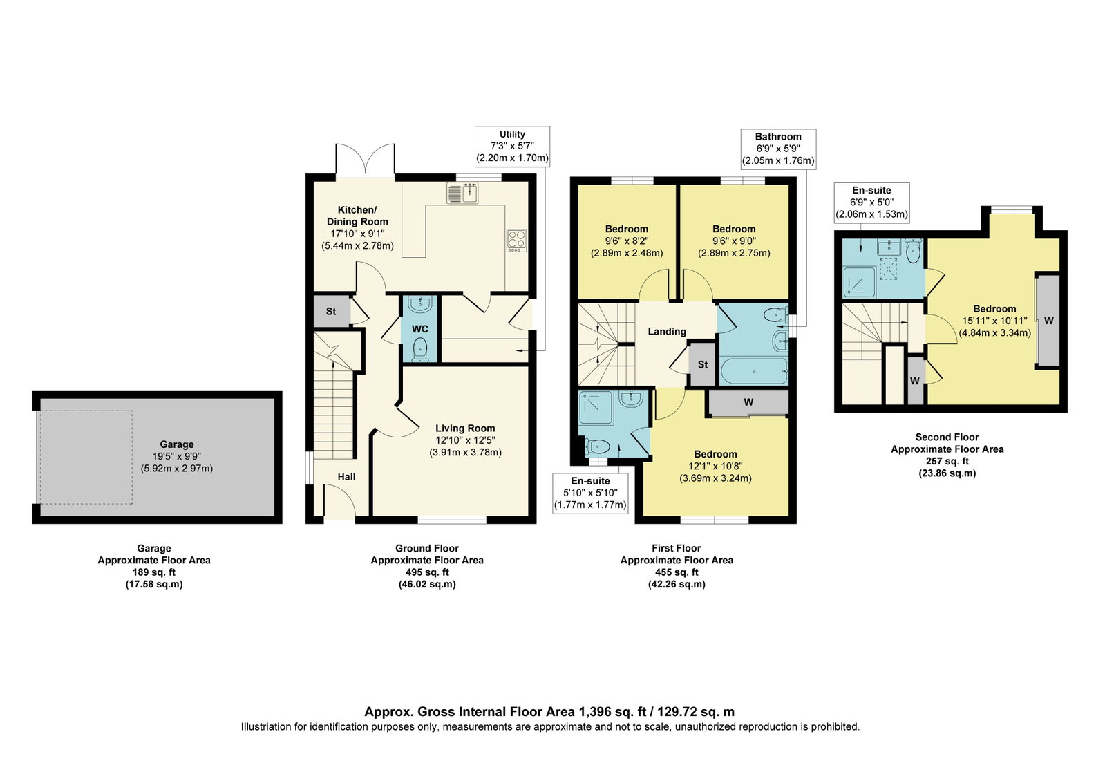 2, Chambers Close, Castleford floorplan
