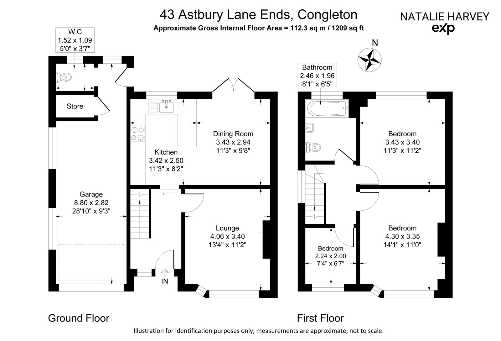 43, Astbury Lane Ends, Congleton floorplan