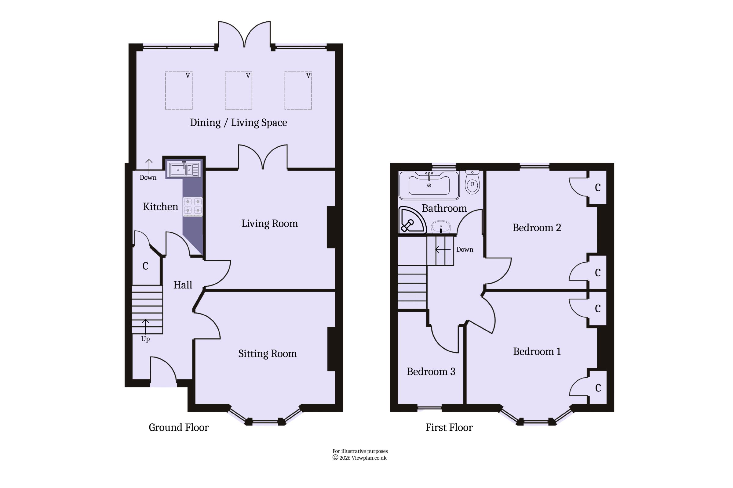 112, Redlands Road, Penarth floorplan