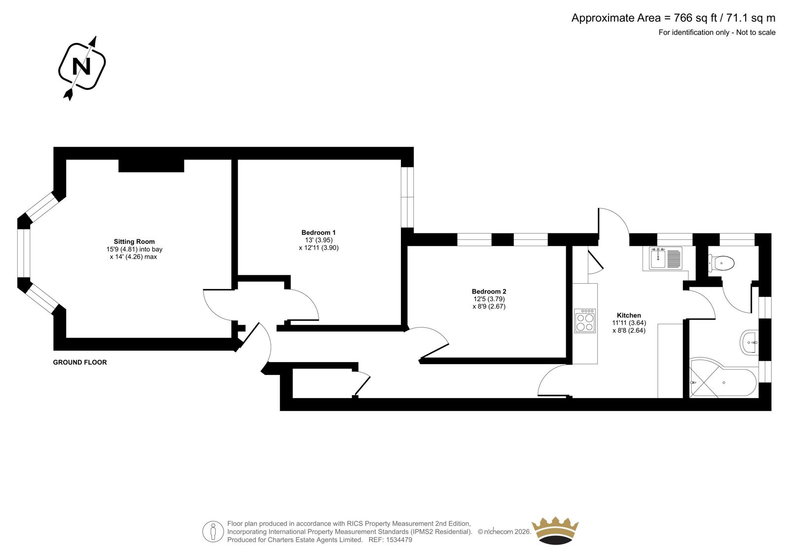 Alexandra Road, Worthing floorplan