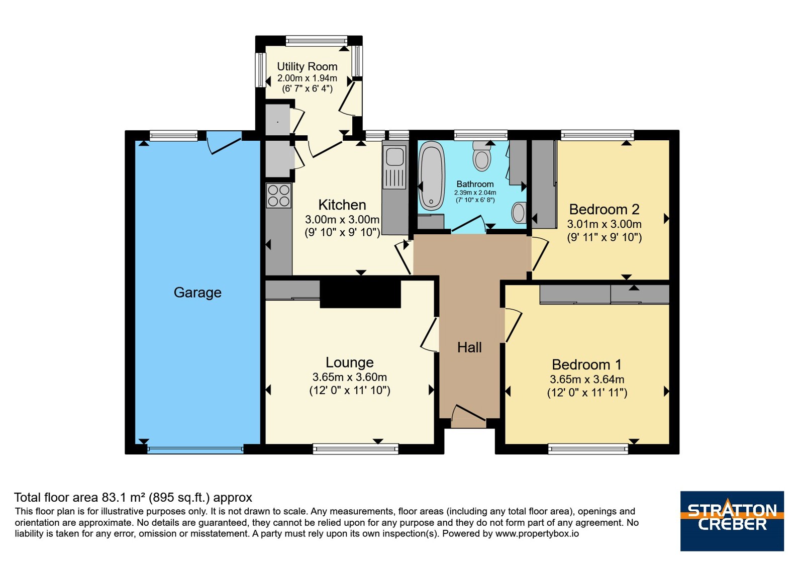 26, Trelawney Avenue, Redruth floorplan