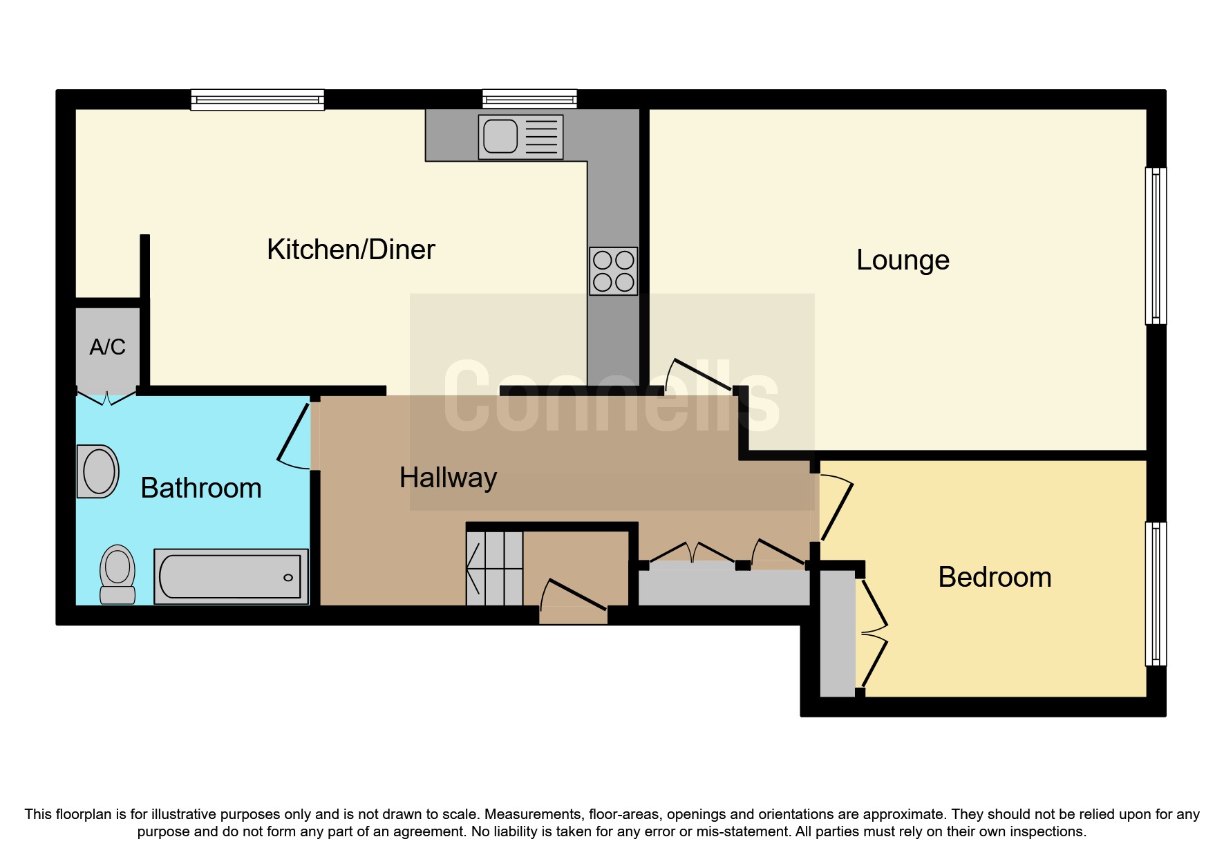 Penny Court, Great Wyrley, Walsall WS6, 1 bedroom flat for sale