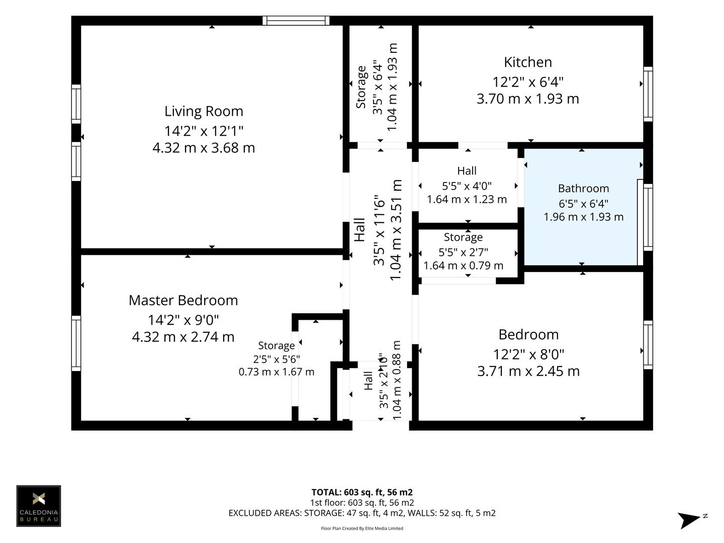 Flat 3, 31, Second Avenue, Clydebank floorplan