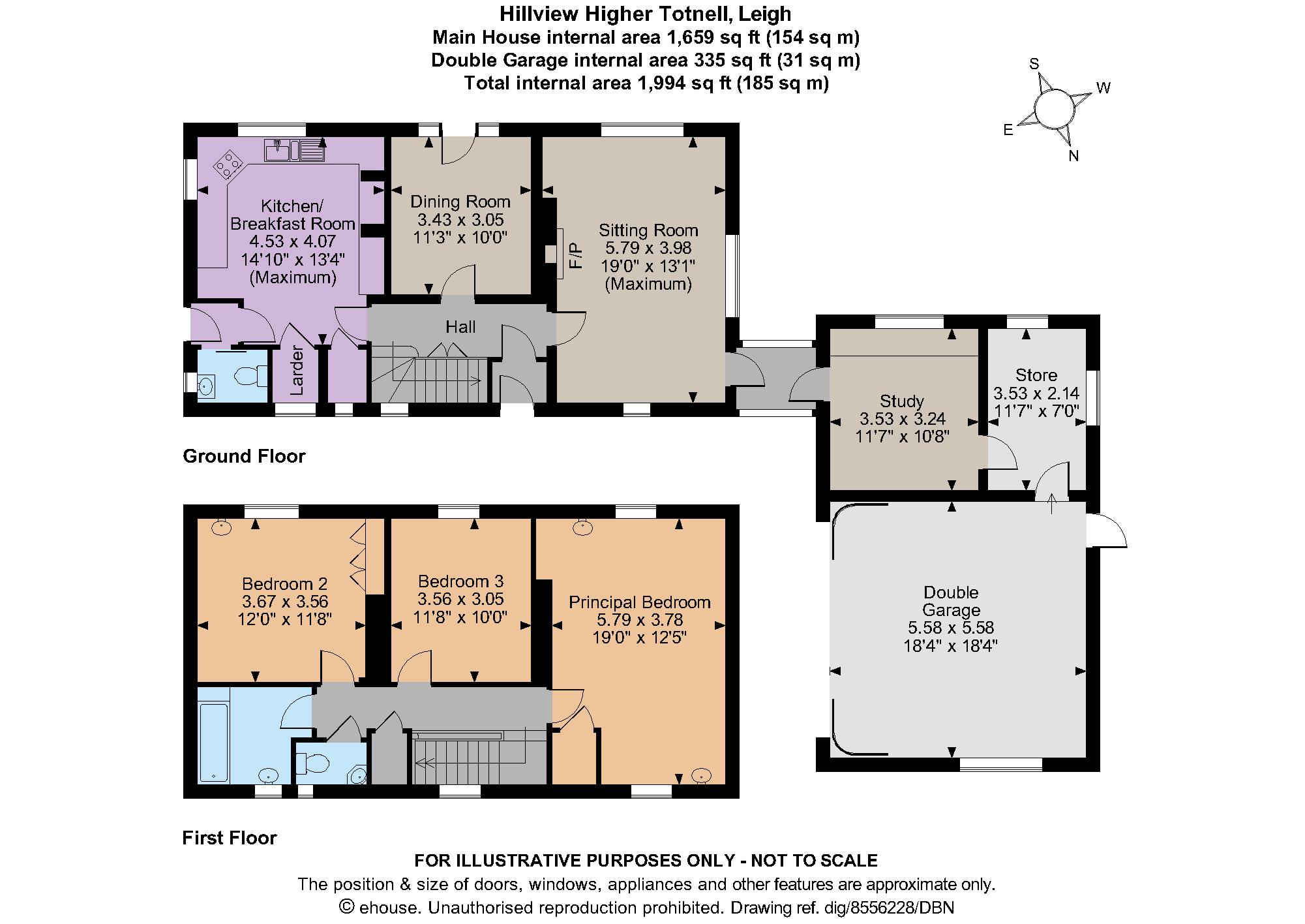 Higher Totnell, Leigh, Sherborne, Dorset DT9, 4 bedroom detached house