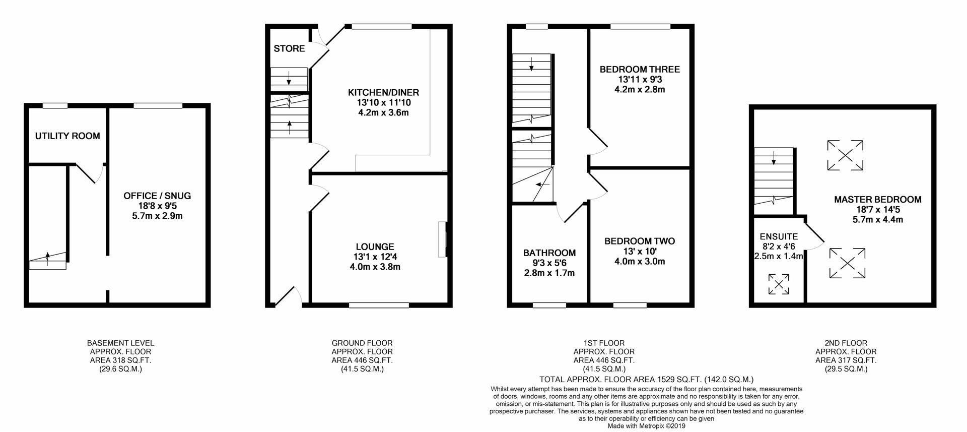 3 Bedrooms Terraced house for sale in Alexandra Terrace, Yeadon, Leeds LS19