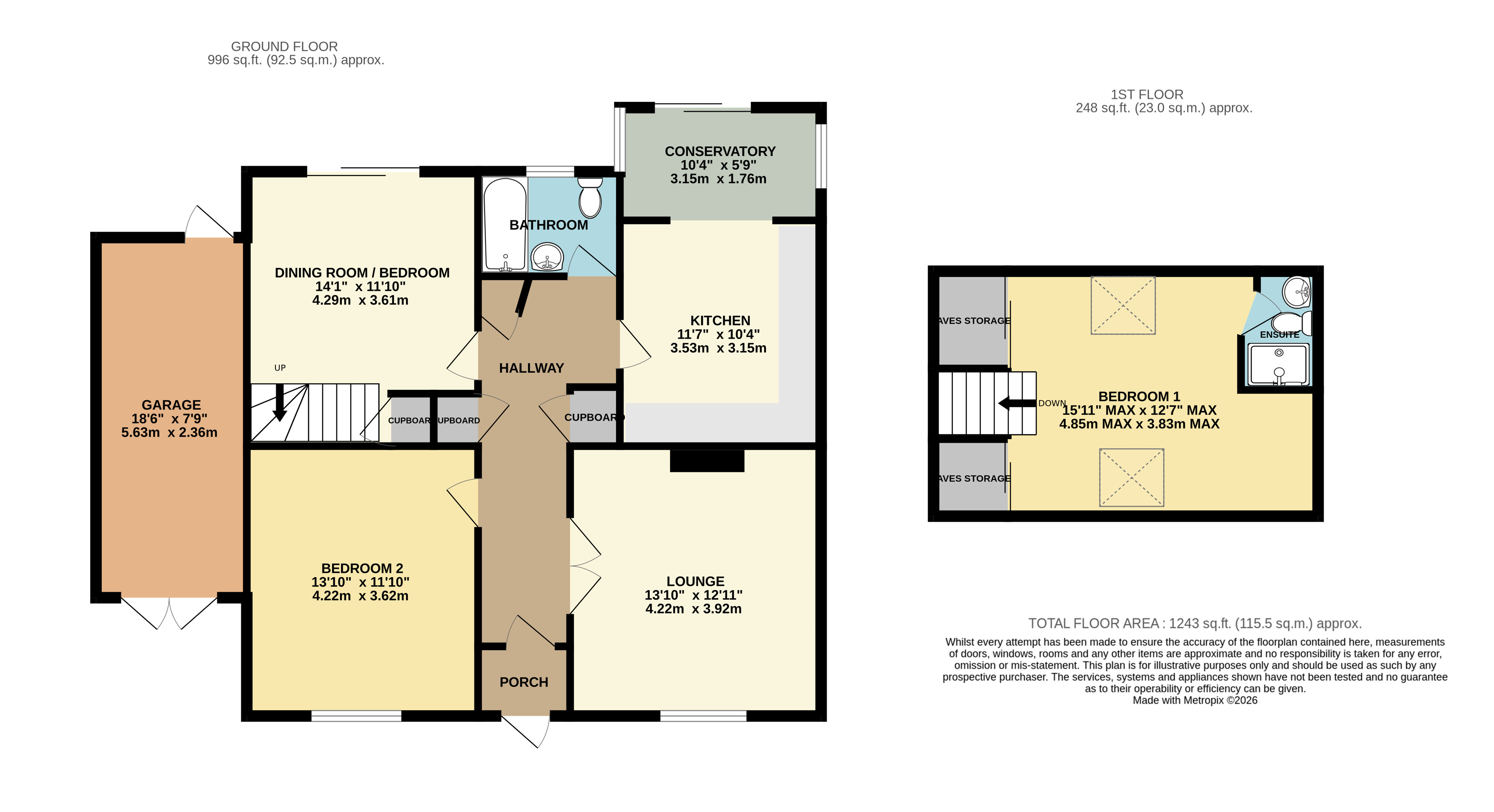 27, Burrows Park, Devon floorplan