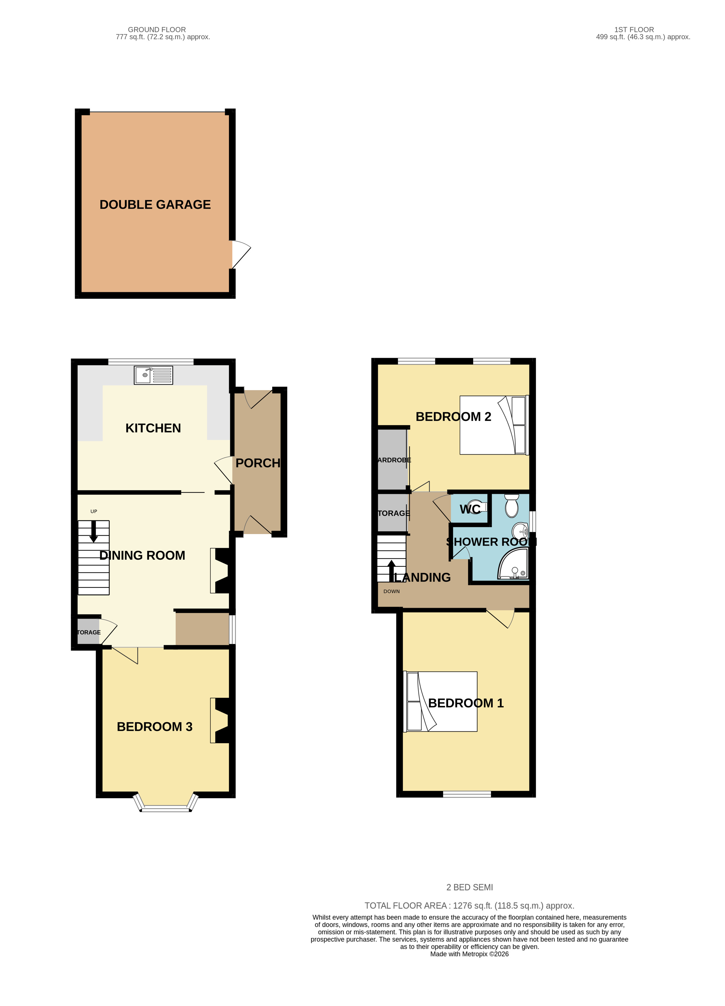 3, Enys Road, Cornwall floorplan