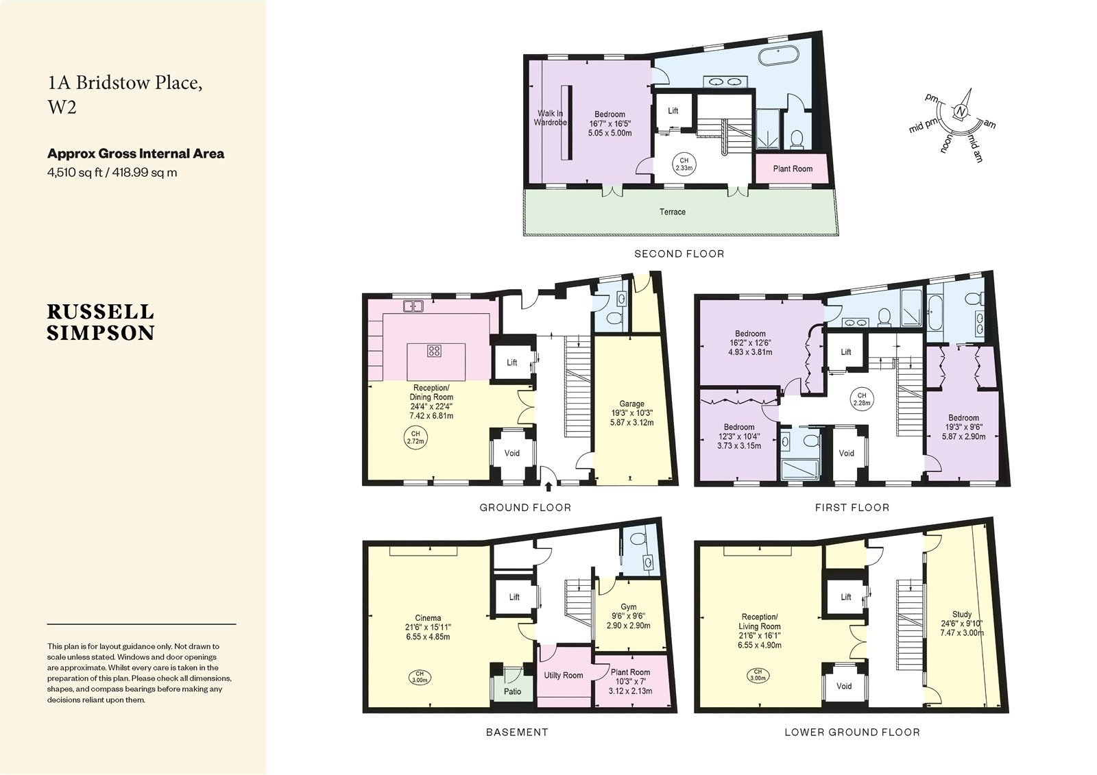 1A, Bridstow Place, London floorplan