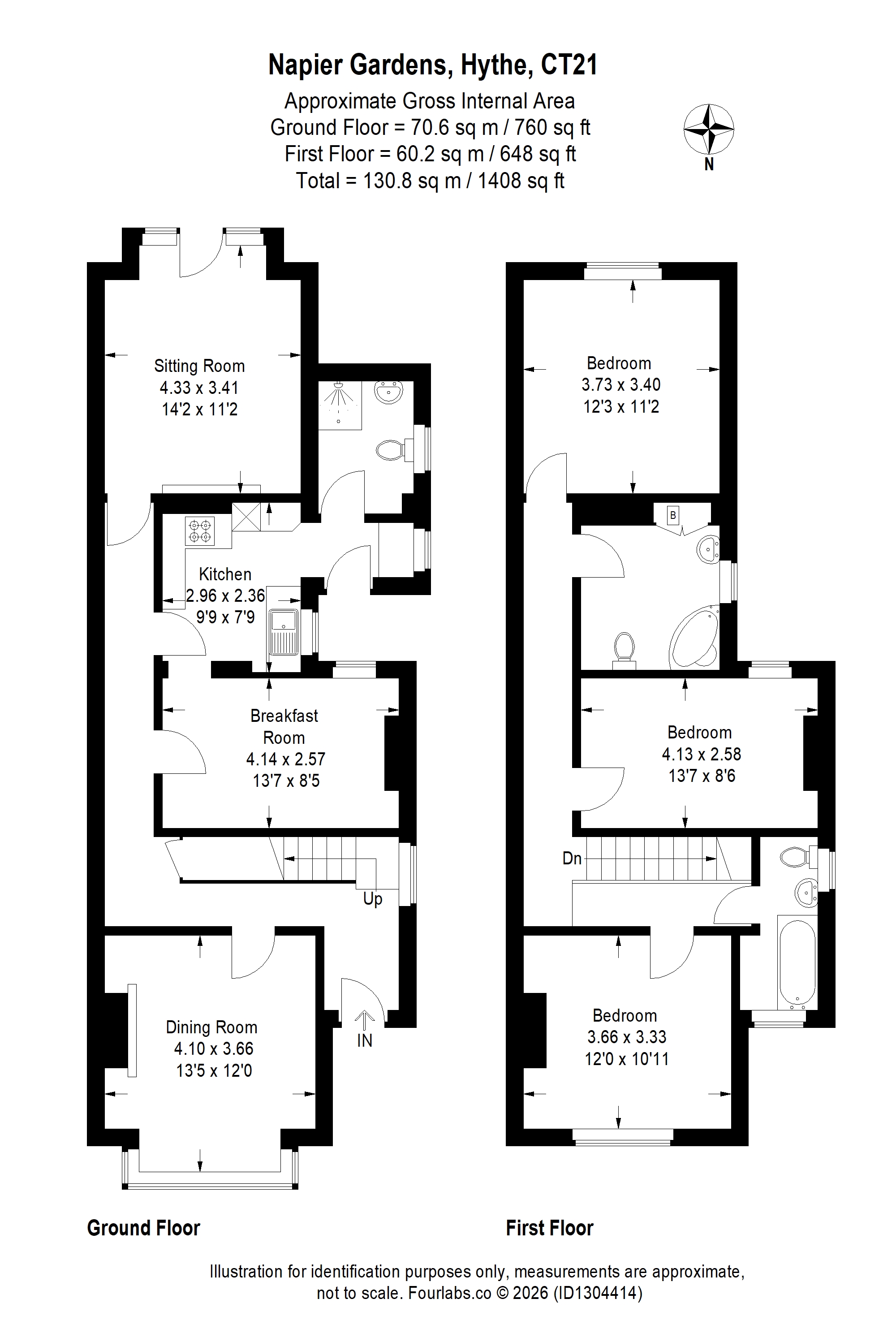 6, Napier Gardens, Hythe floorplan