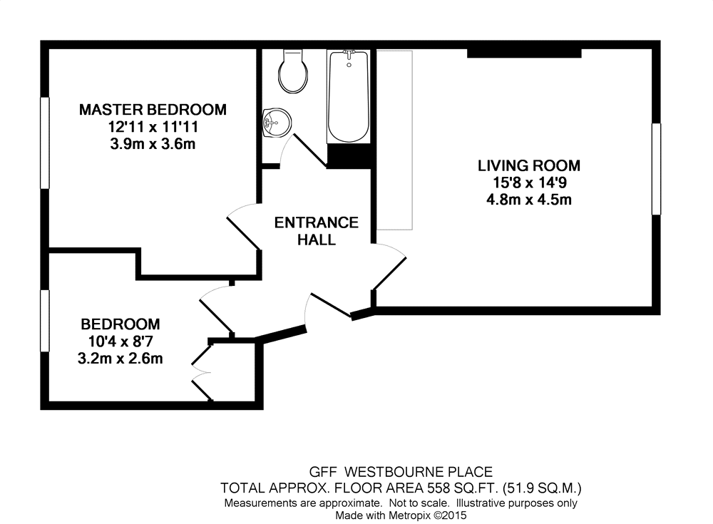 2 Bedrooms Flat to rent in Westbourne Place, Clifton, Bristol BS8