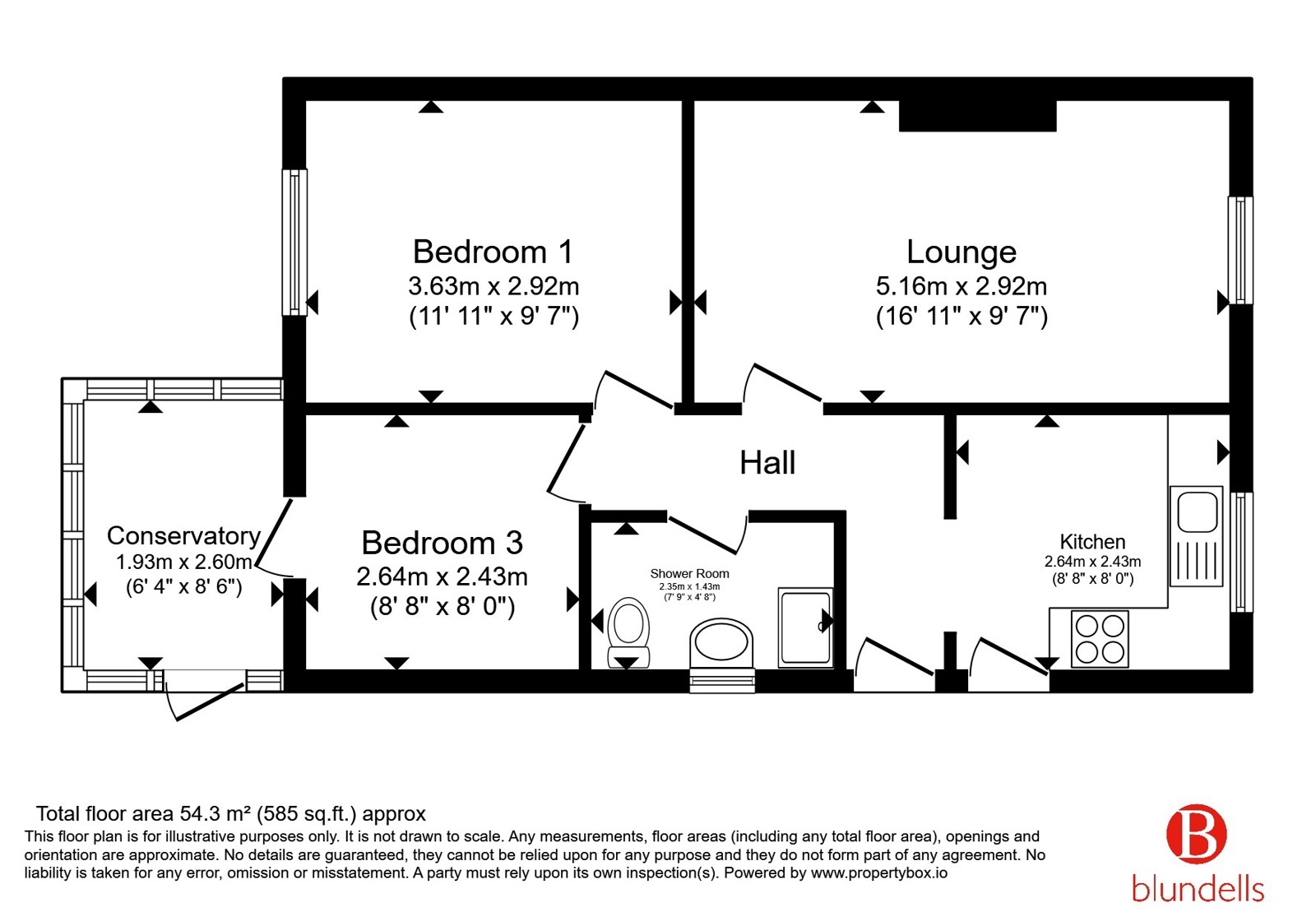 25, Rossetti Mount, Rotherham floorplan
