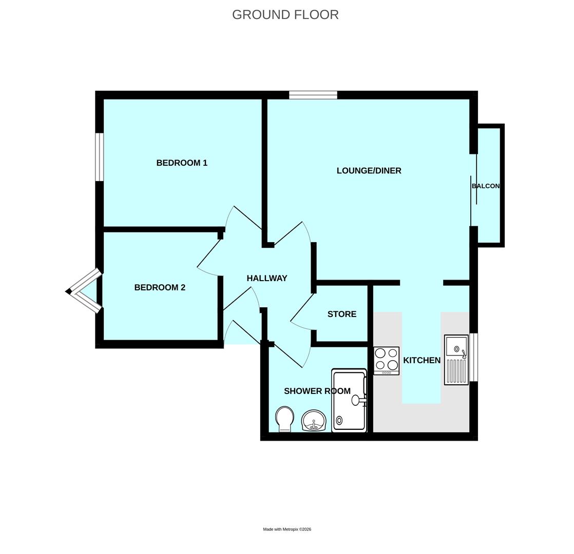 121, White Friars Lane, Plymouth floorplan