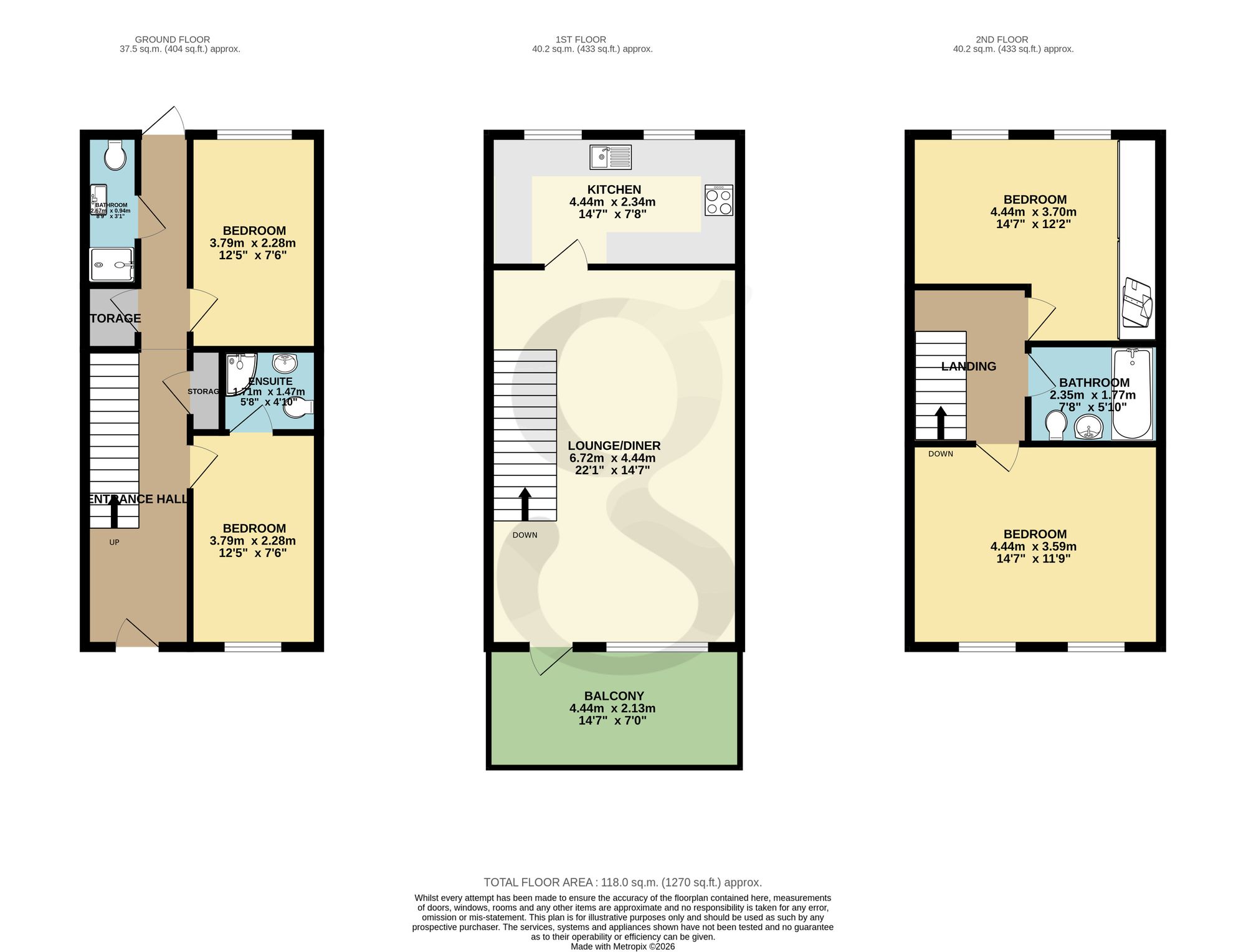 26 Clos Des Pas Green Street, Jersey floorplan