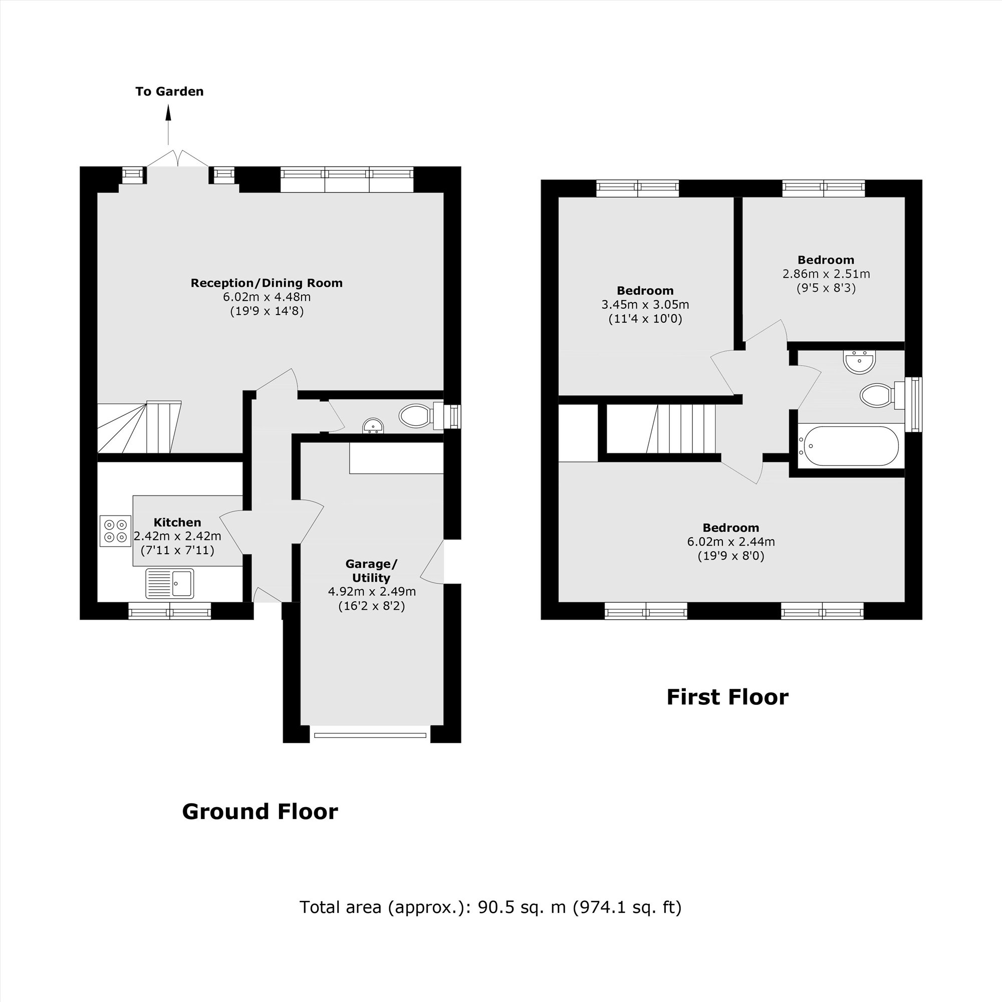 Abbott Close, Hampton floorplan