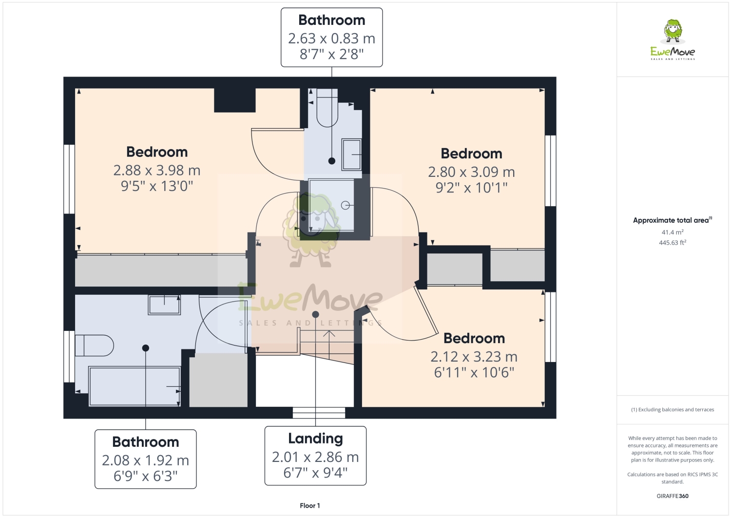 31, Willowherb Close, Chatham floorplan