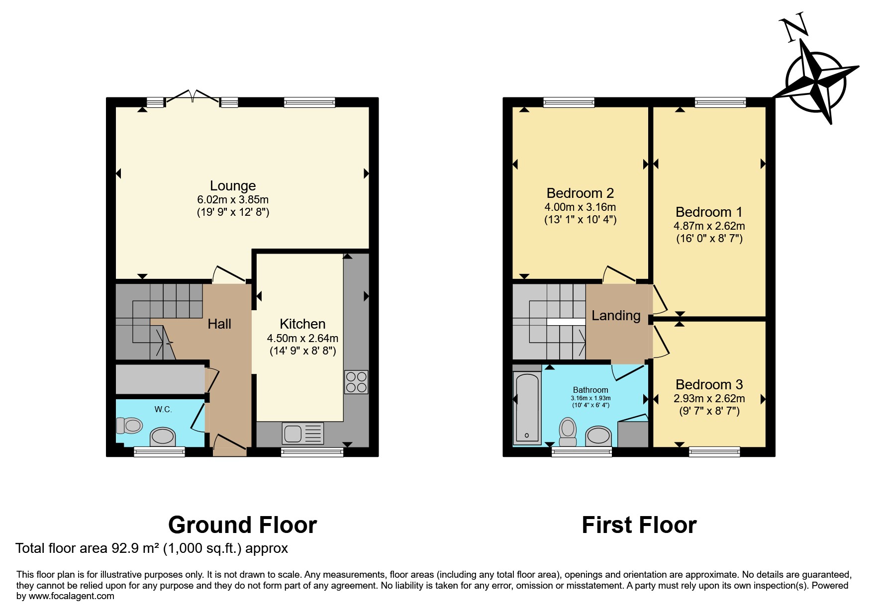 60, Wells Gardens, Basildon floorplan