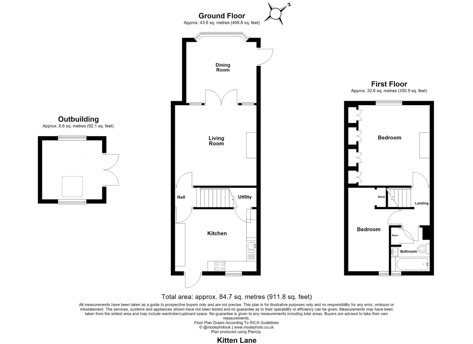 2, Netherfield Cottages, Ware floorplan
