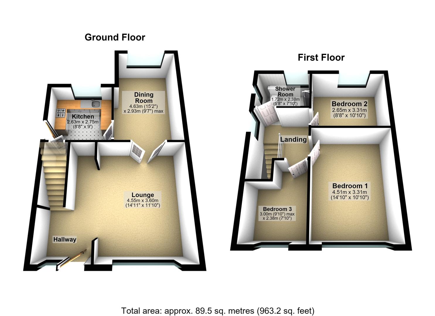 9, Green Lane, Leeds floorplan
