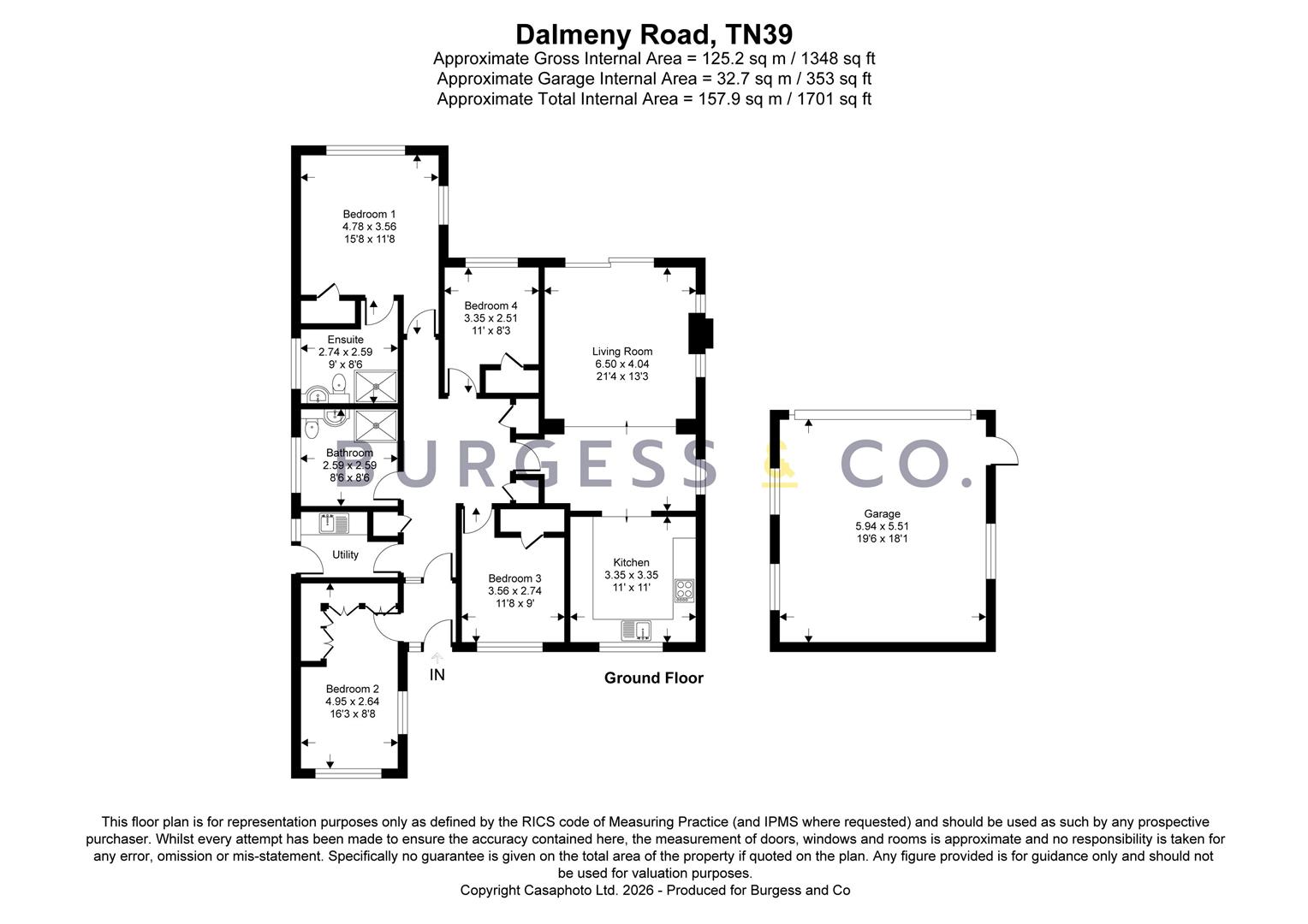 19, Dalmeny Road, Bexhill-On-Sea floorplan