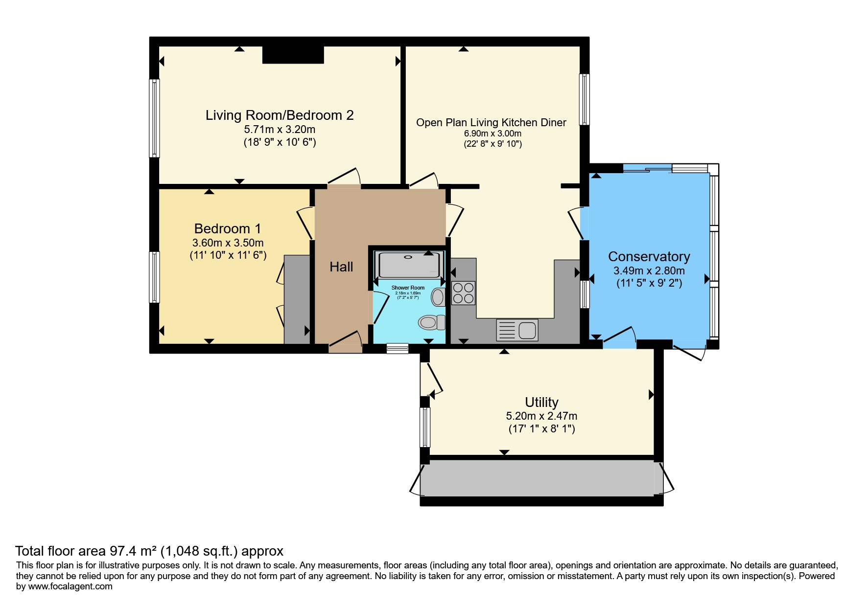 14, Alpine Drive, Netherton, Dudley floorplan