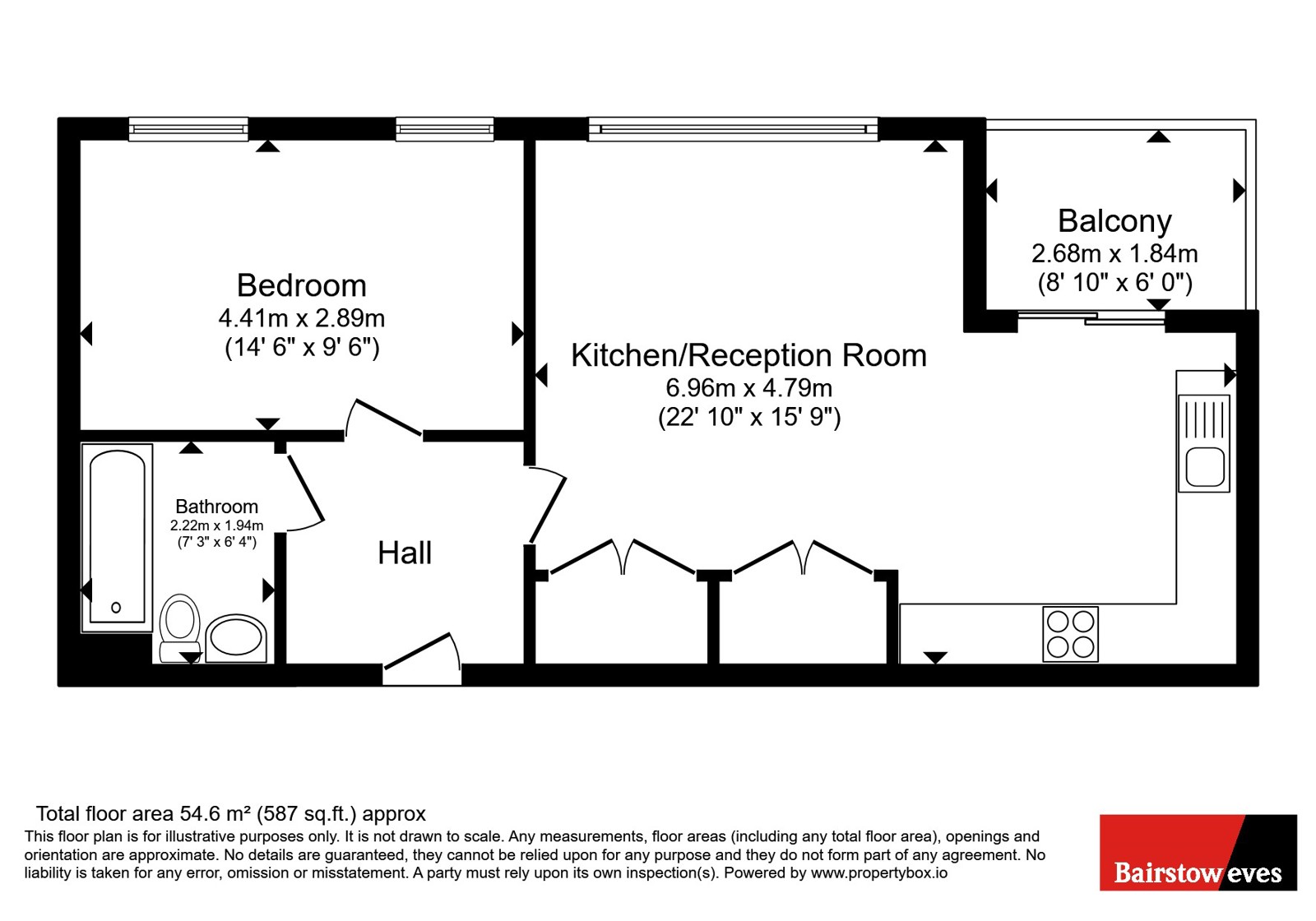 Flat 117, Papermill House, 363, South Street, Romford floorplan