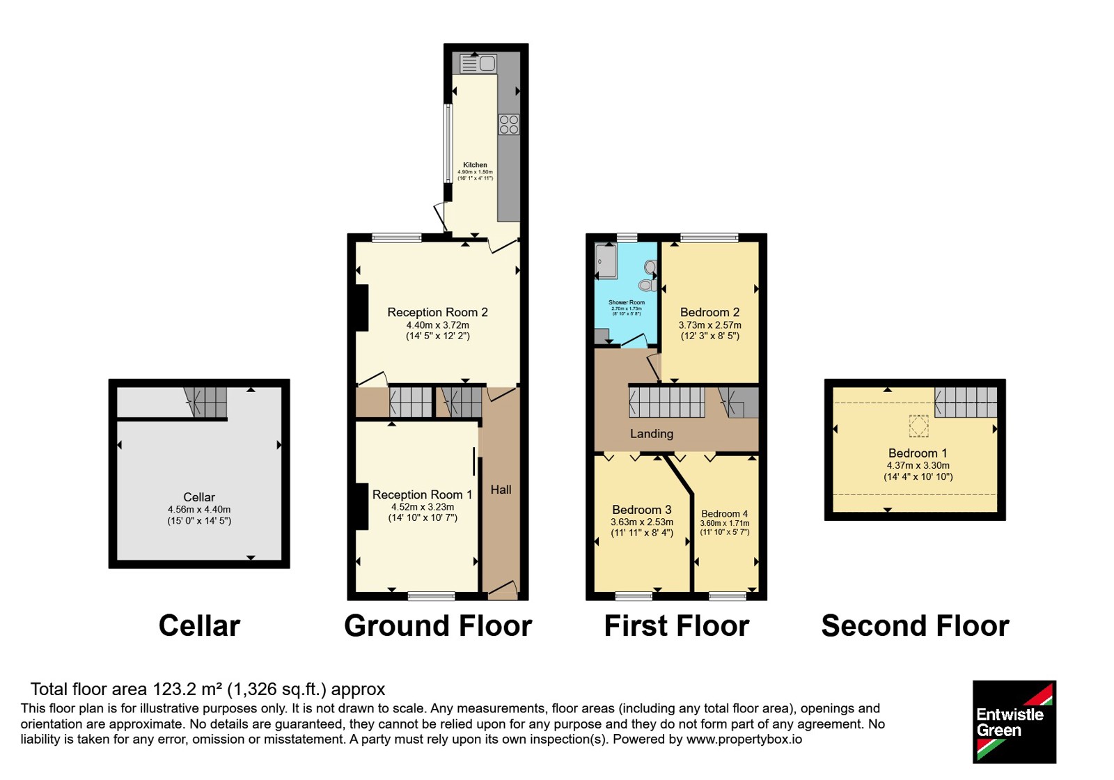 75, Thompson Street, Burnley floorplan
