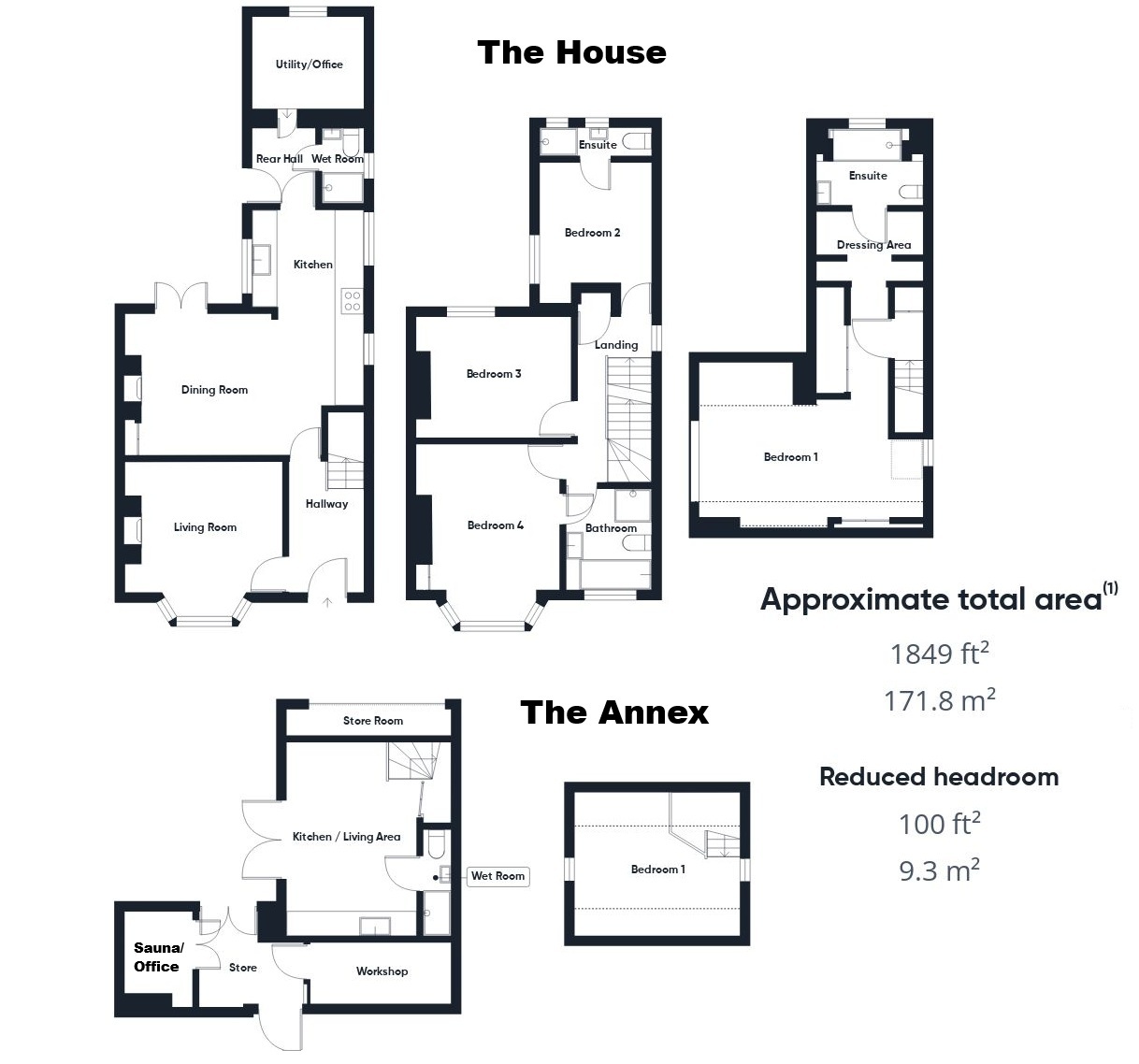 63, Victoria Road, Bude floorplan