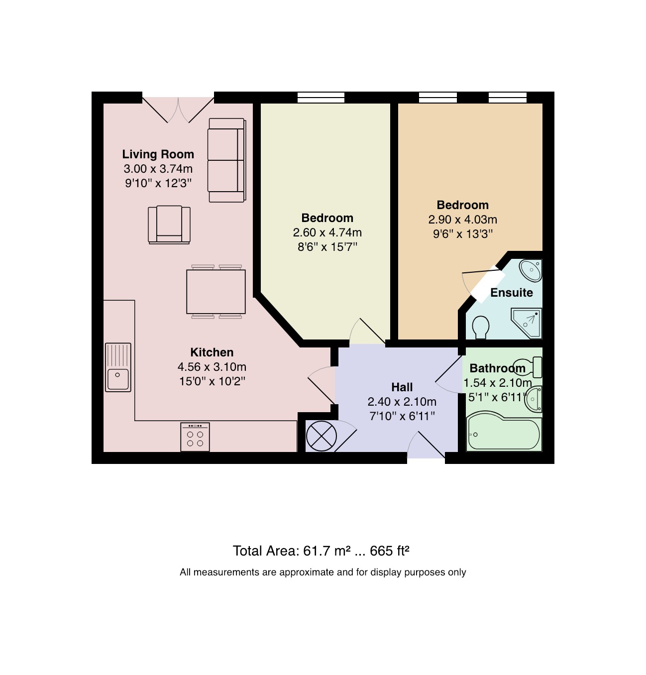 2 Bedrooms Flat for sale in Elmira Way, Salford M5
