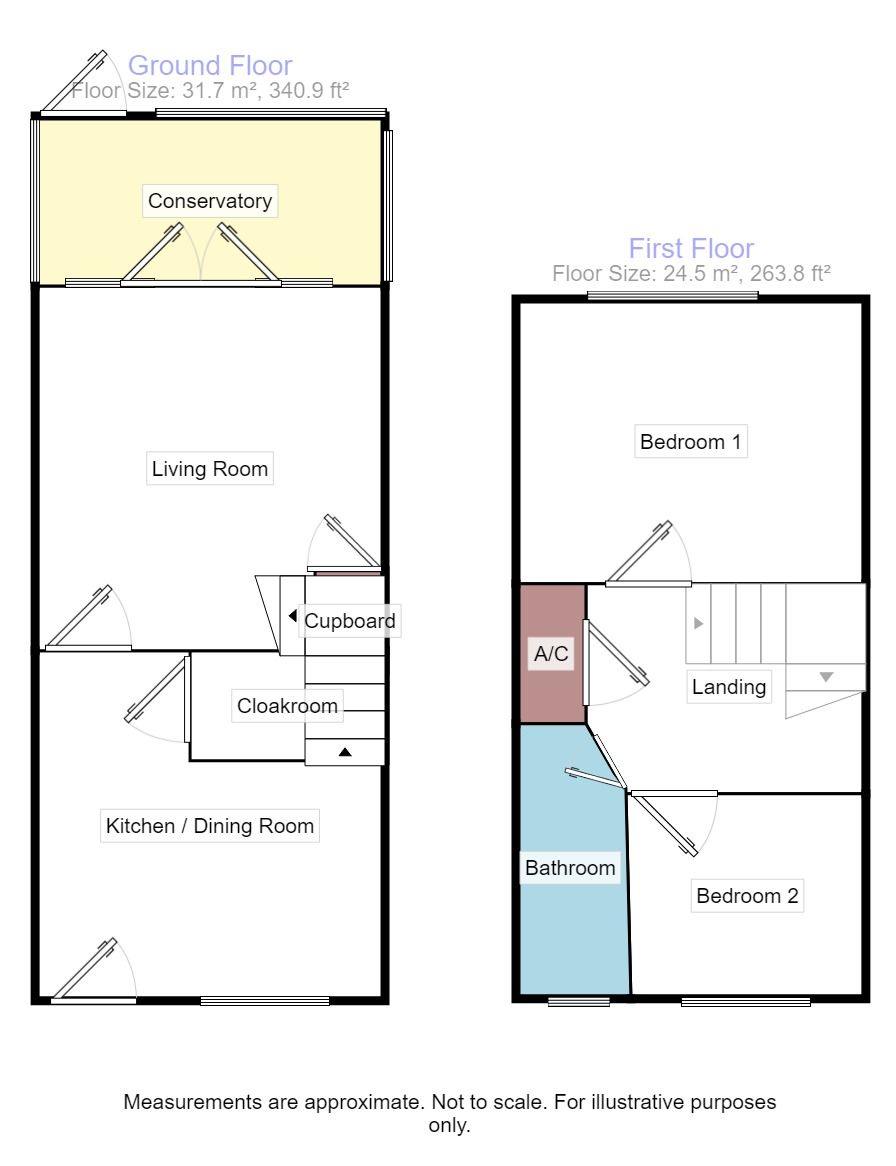 2 Bedrooms Semi-detached house for sale in Basson Court, Evesham WR11