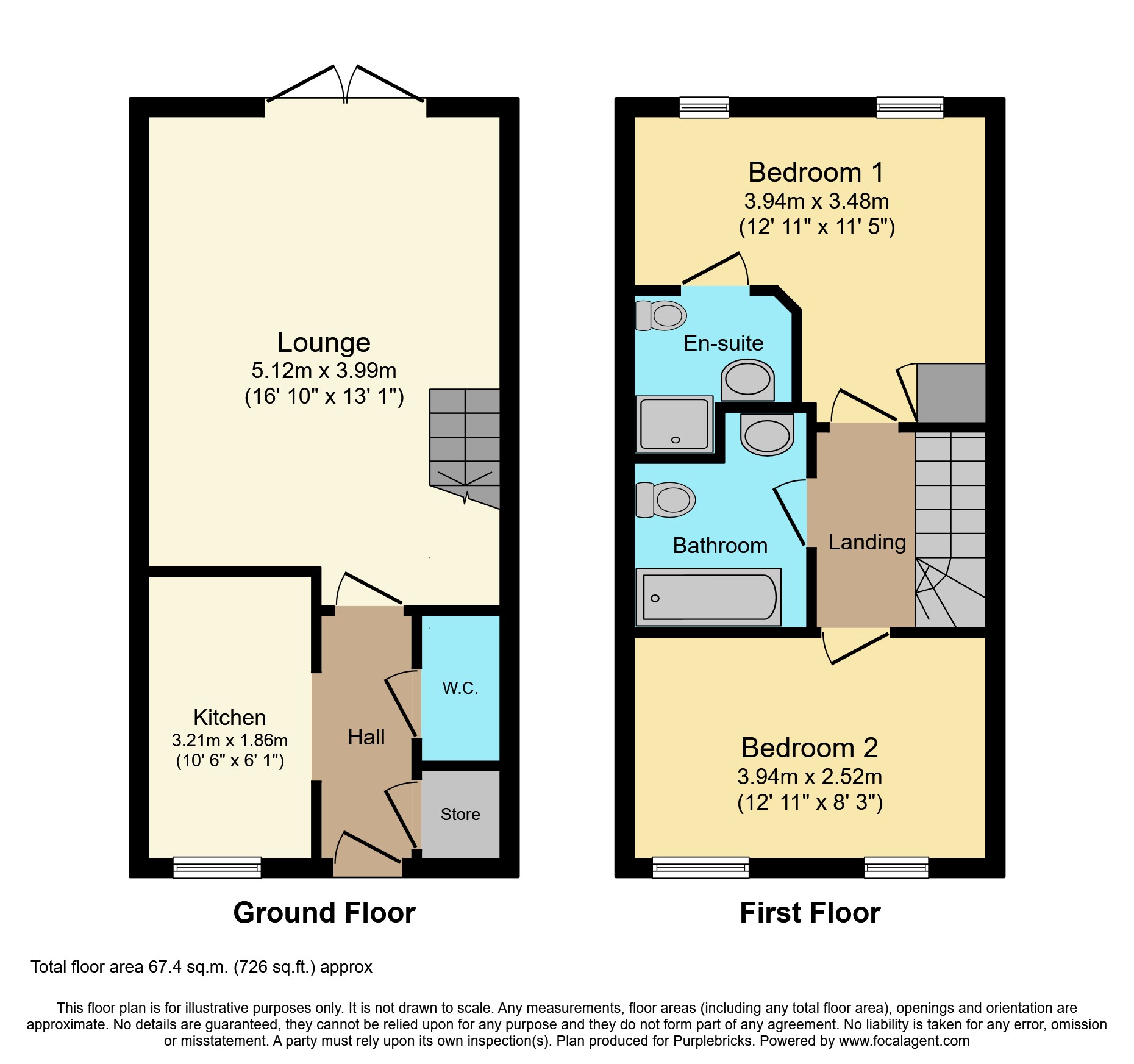 199, Edinburgh Road, Nuneaton floorplan