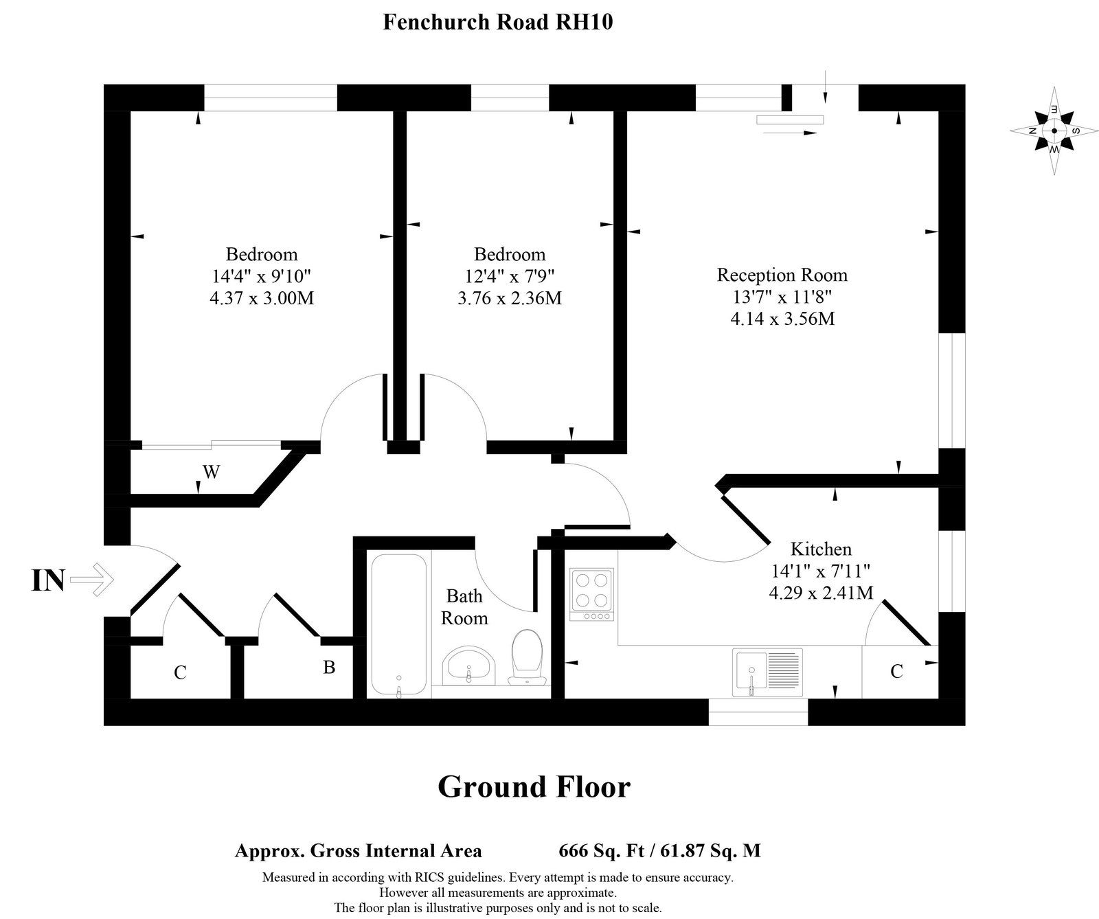 40, Fenchurch Road, Crawley floorplan