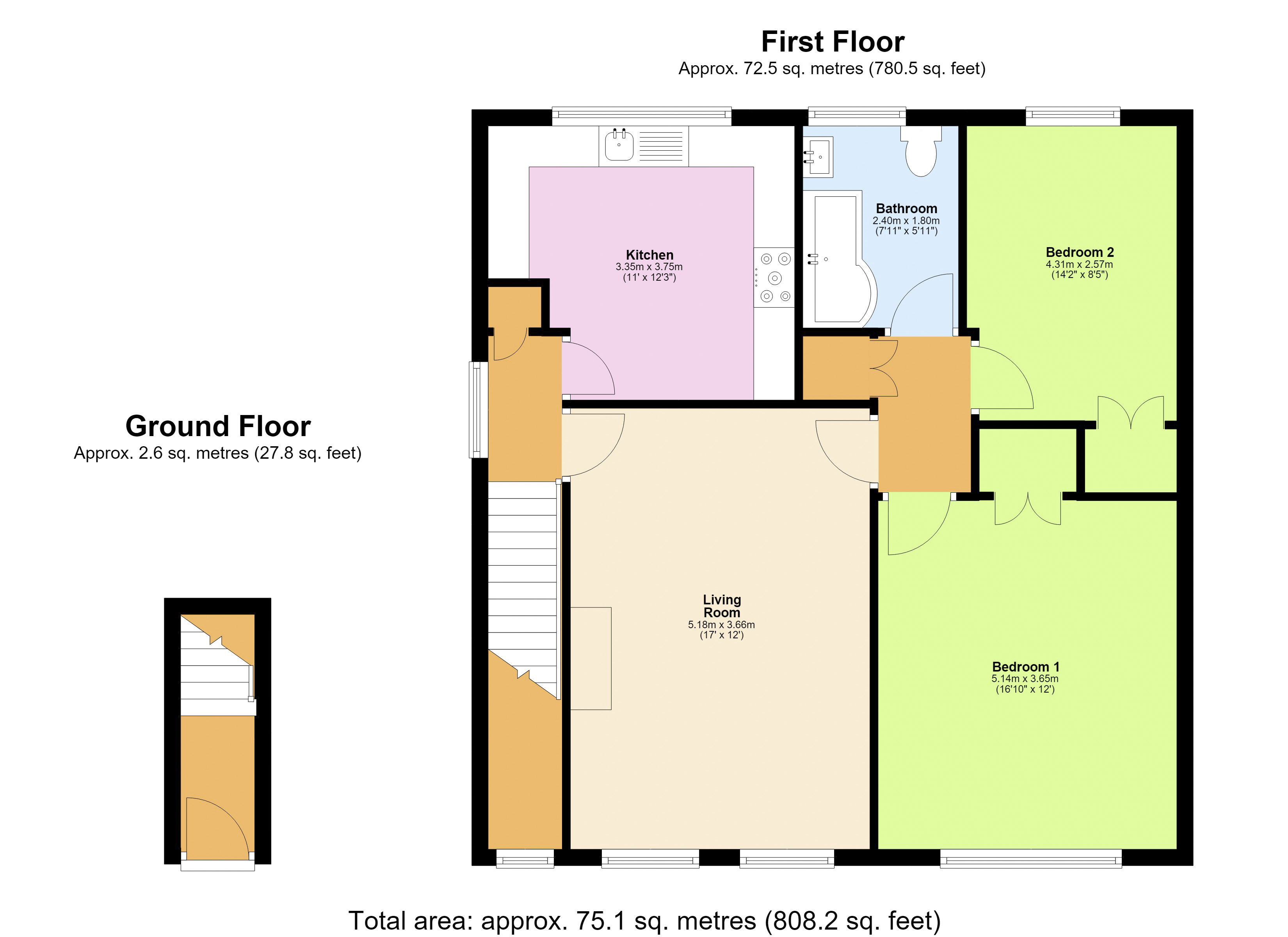 3, Hollygrove, Hertfordshire floorplan