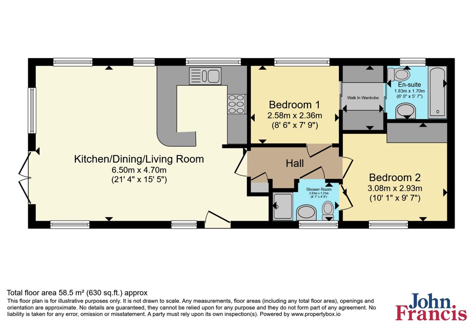 Lodge 2,, Gwalia Falls, Ceredigion floorplan