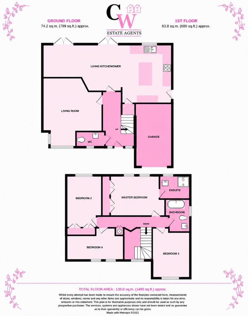 9, Upton Close, Winsford floorplan