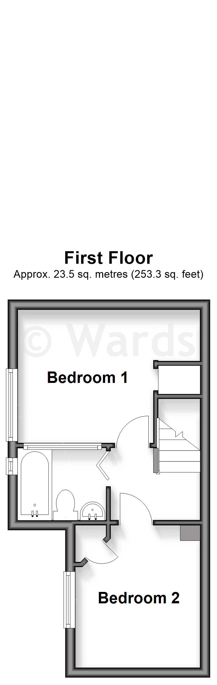 52B, York Road, Deal floorplan