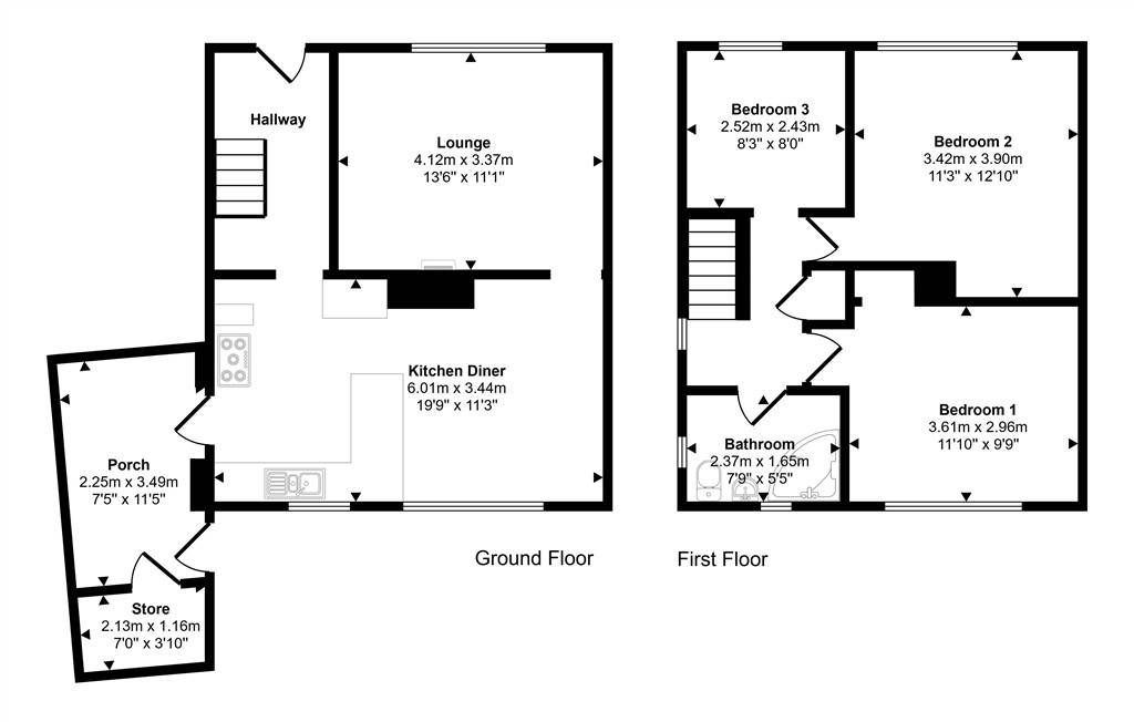 5, Dene View, STANLEY floorplan