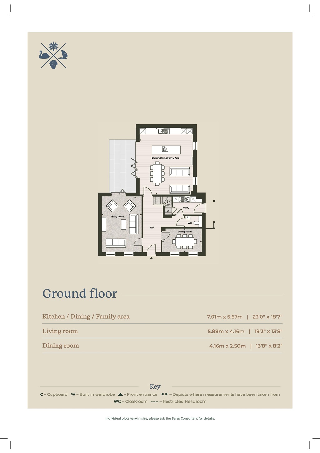 Plot 425, The Wyatt, Manningtree Park, Manningtree floorplan